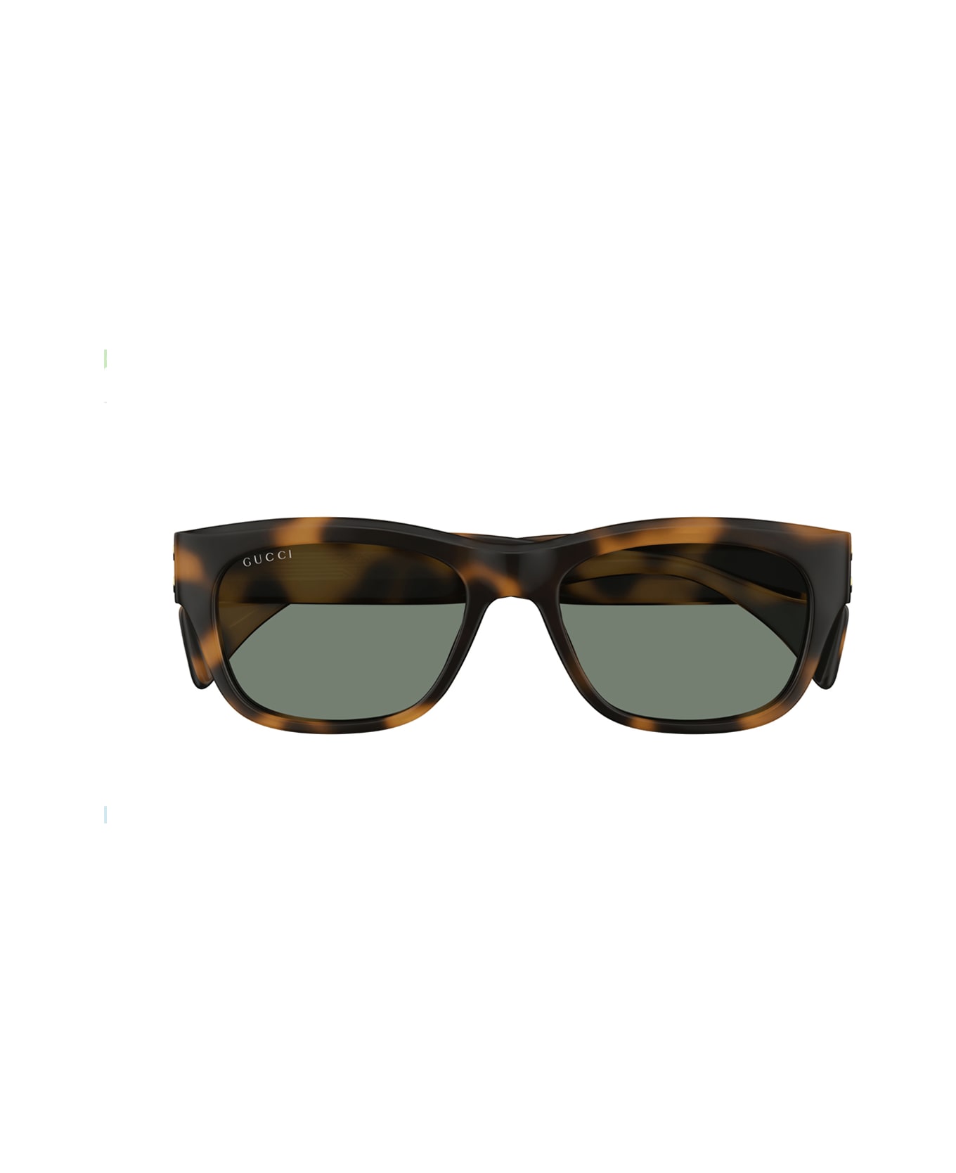 Gucci Eyewear Gucci Gg1706s Linea Rivets 002 Havana Green Sunglasses - Marrone サングラス