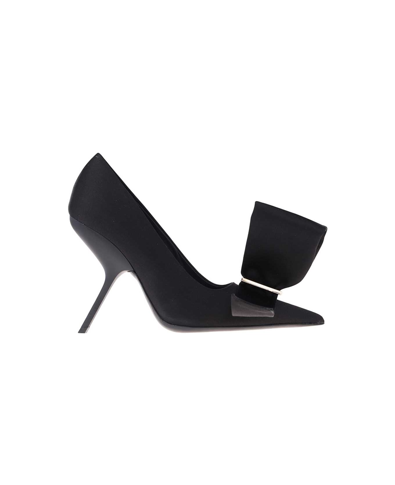 Ferragamo Erica Bow Pumps - black