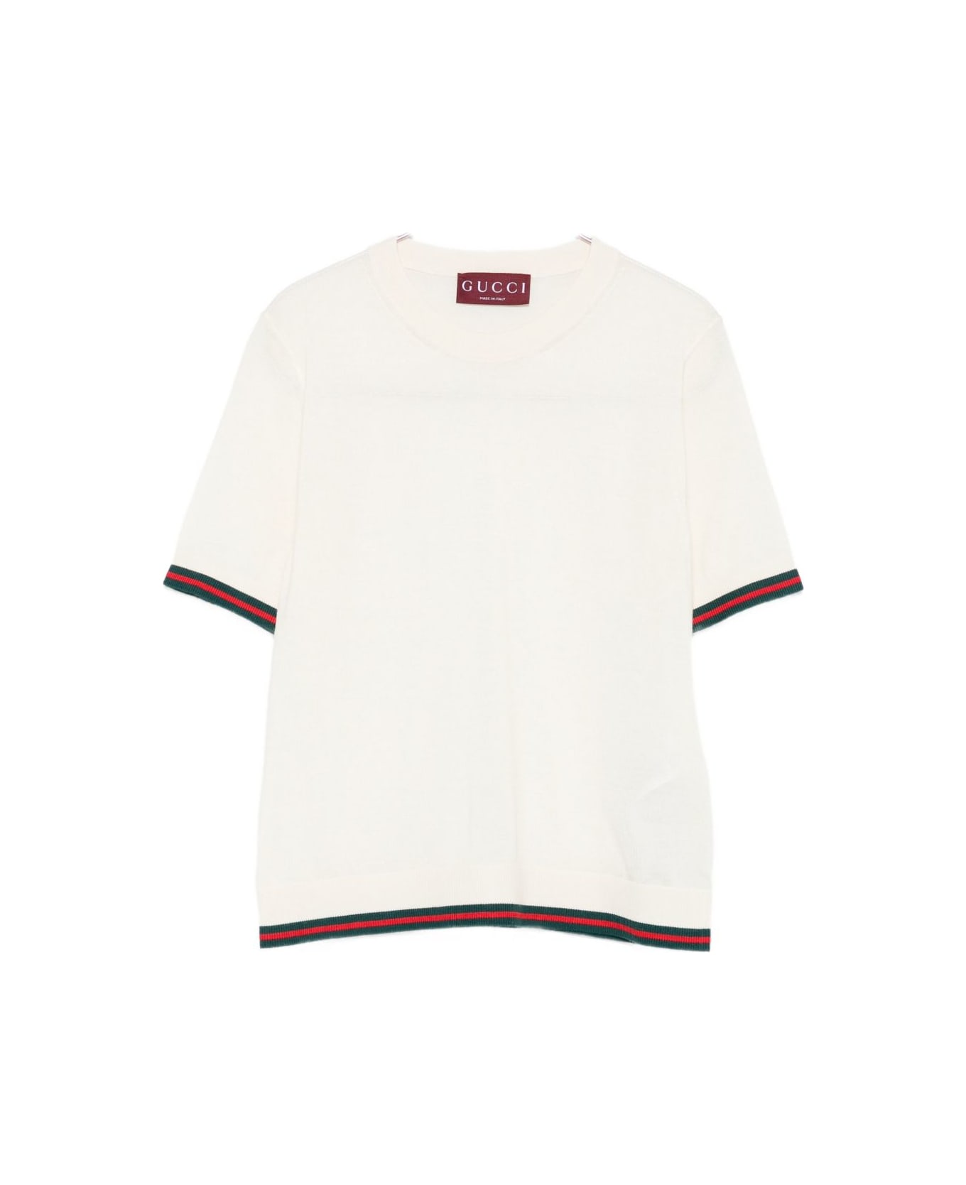 Gucci Cashmere And Silk Top - White