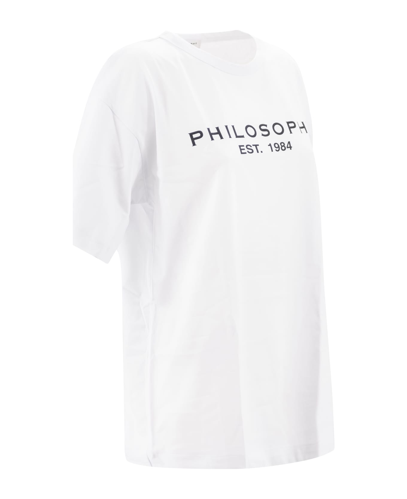 Philosophy di Lorenzo Serafini Graphic-print Cotton T-shirt - White
