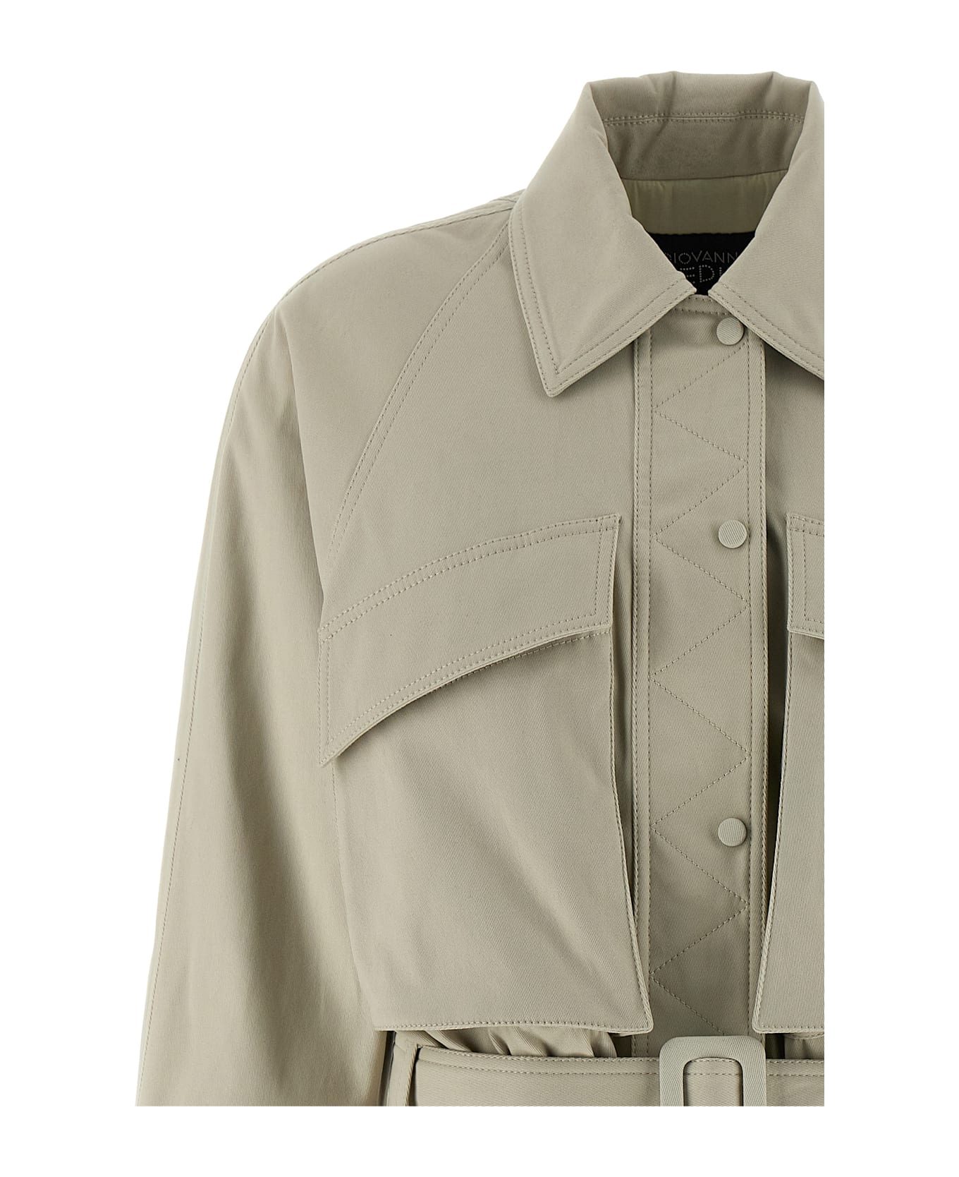 Giovanni Bedin Belted Dress - Beige