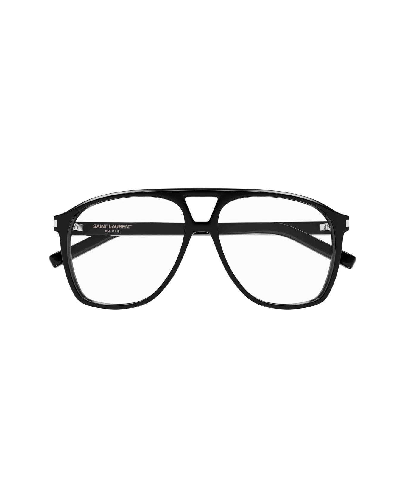 Saint Laurent Eyewear Sl 596 Dune Opt 001 Black Glasses - Nero