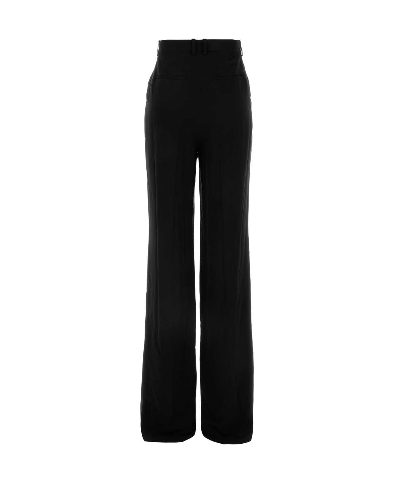 Saint Laurent Black Crepe Pant - NOIR