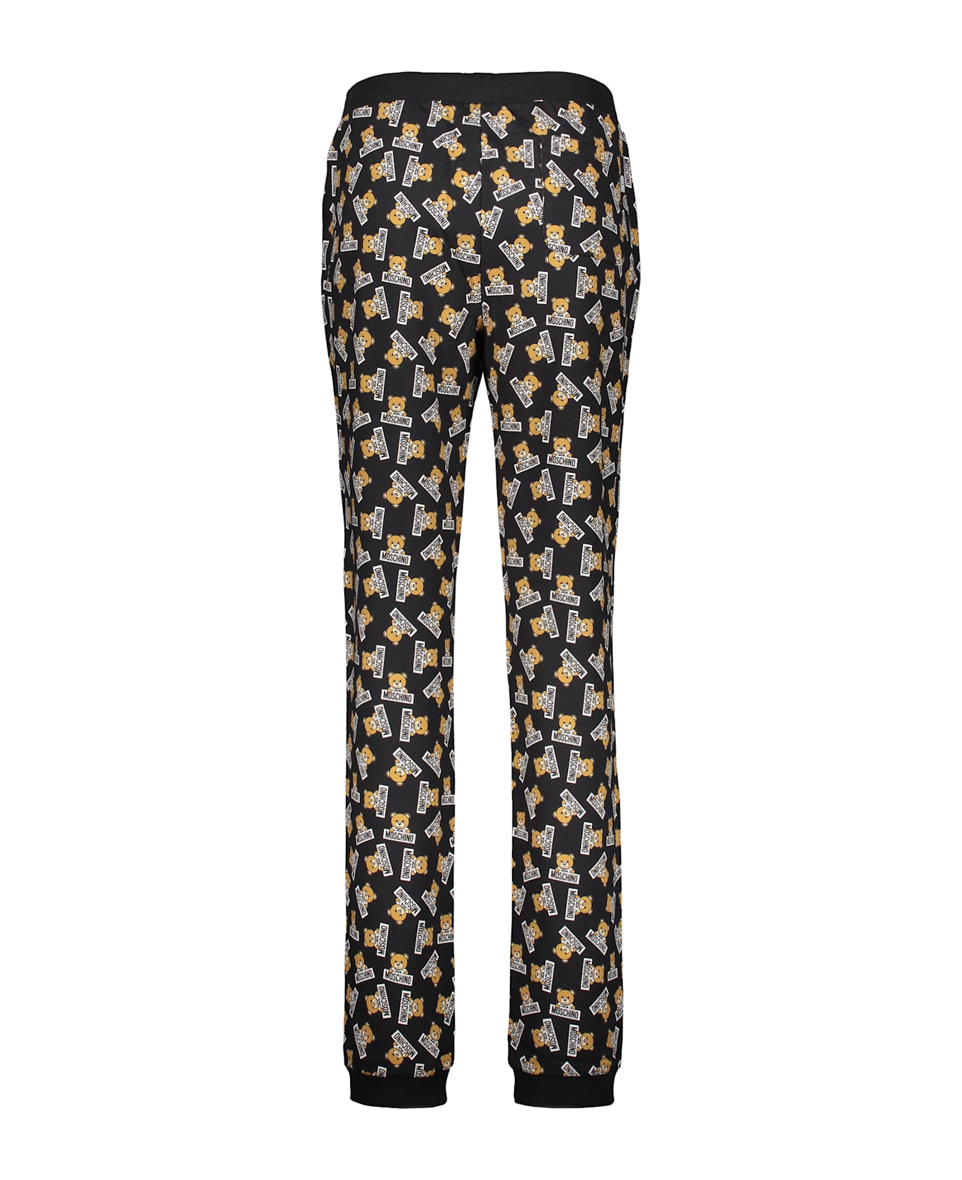 Moschino Logo Print Sweatpants - black
