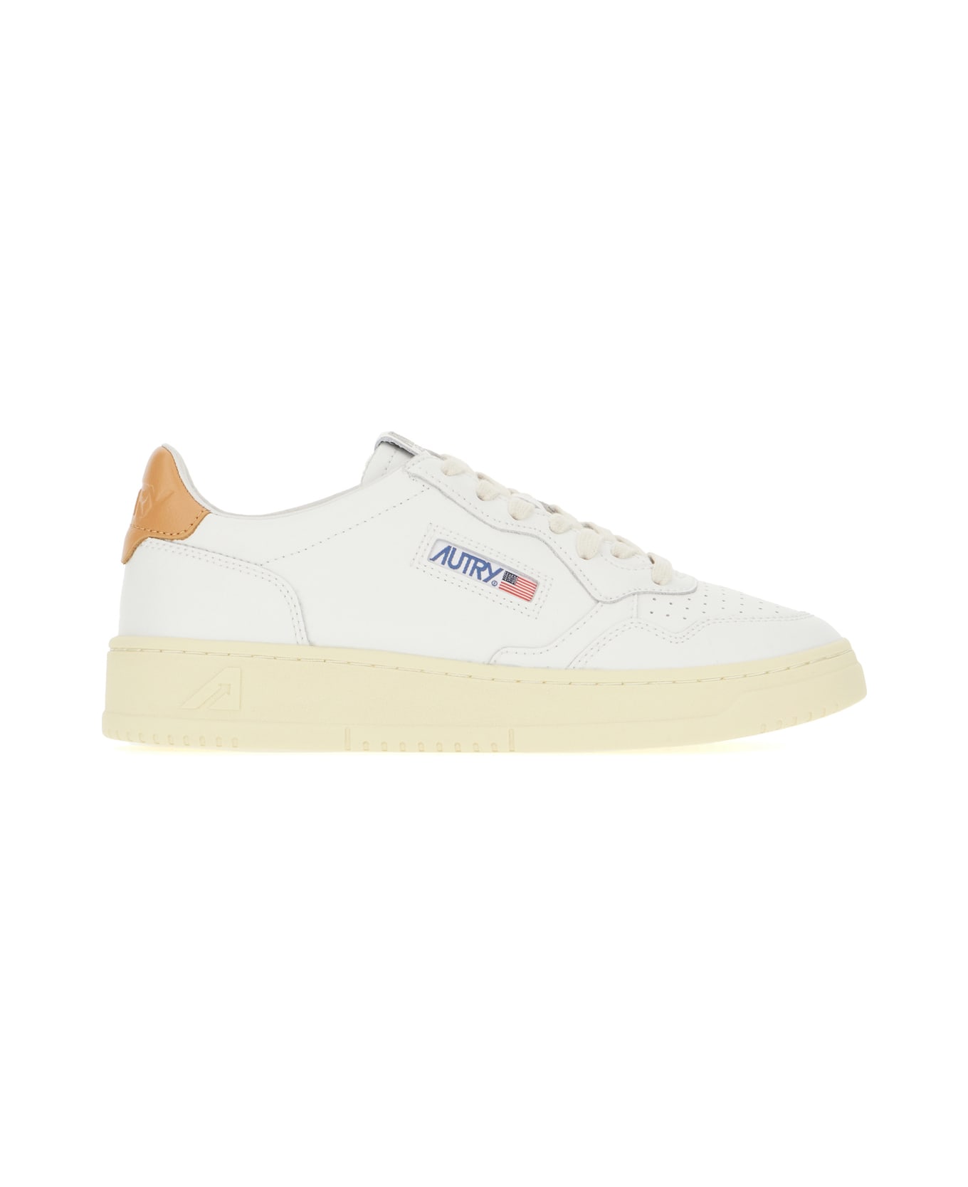 Autry Leather Medalist Sneakers - White/sand