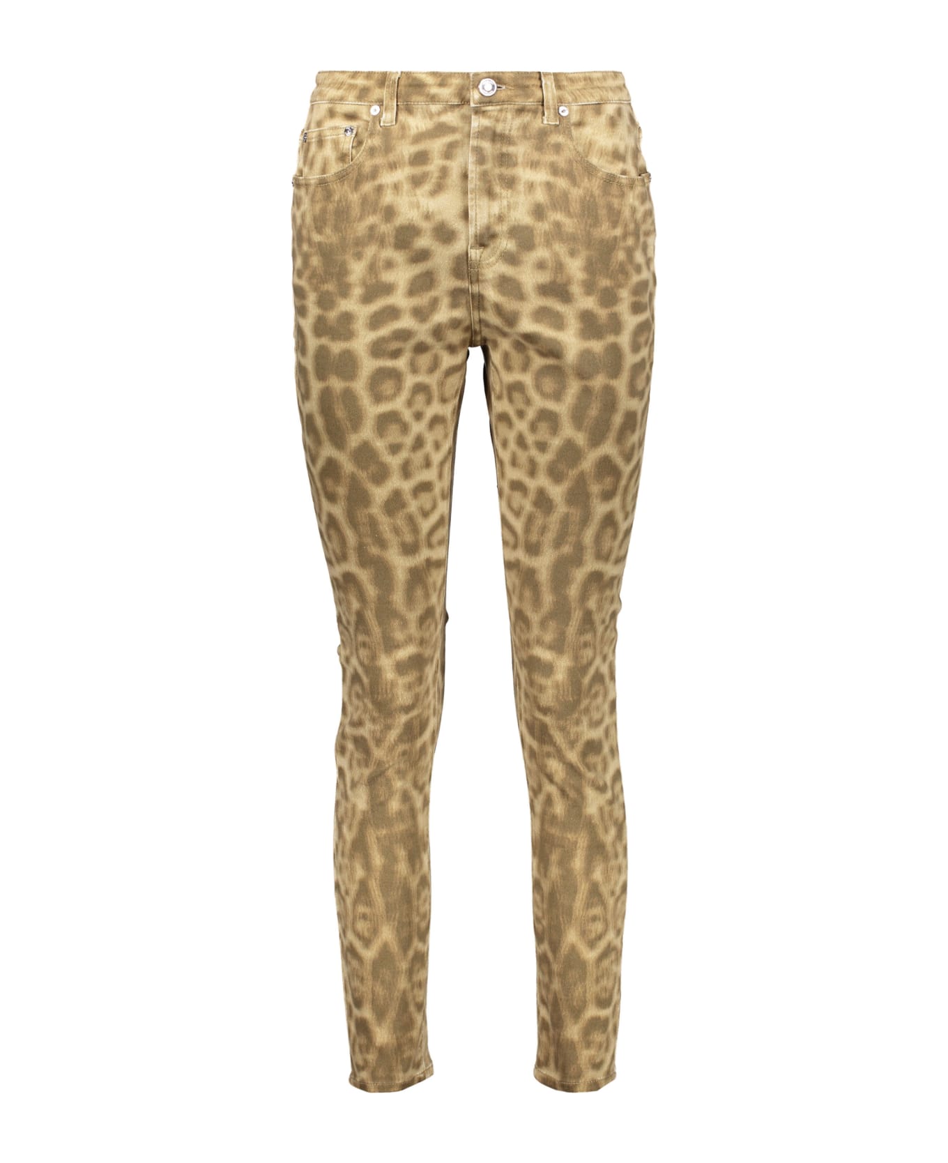 Burberry Leopard Print Skinny Jeans - Animalier