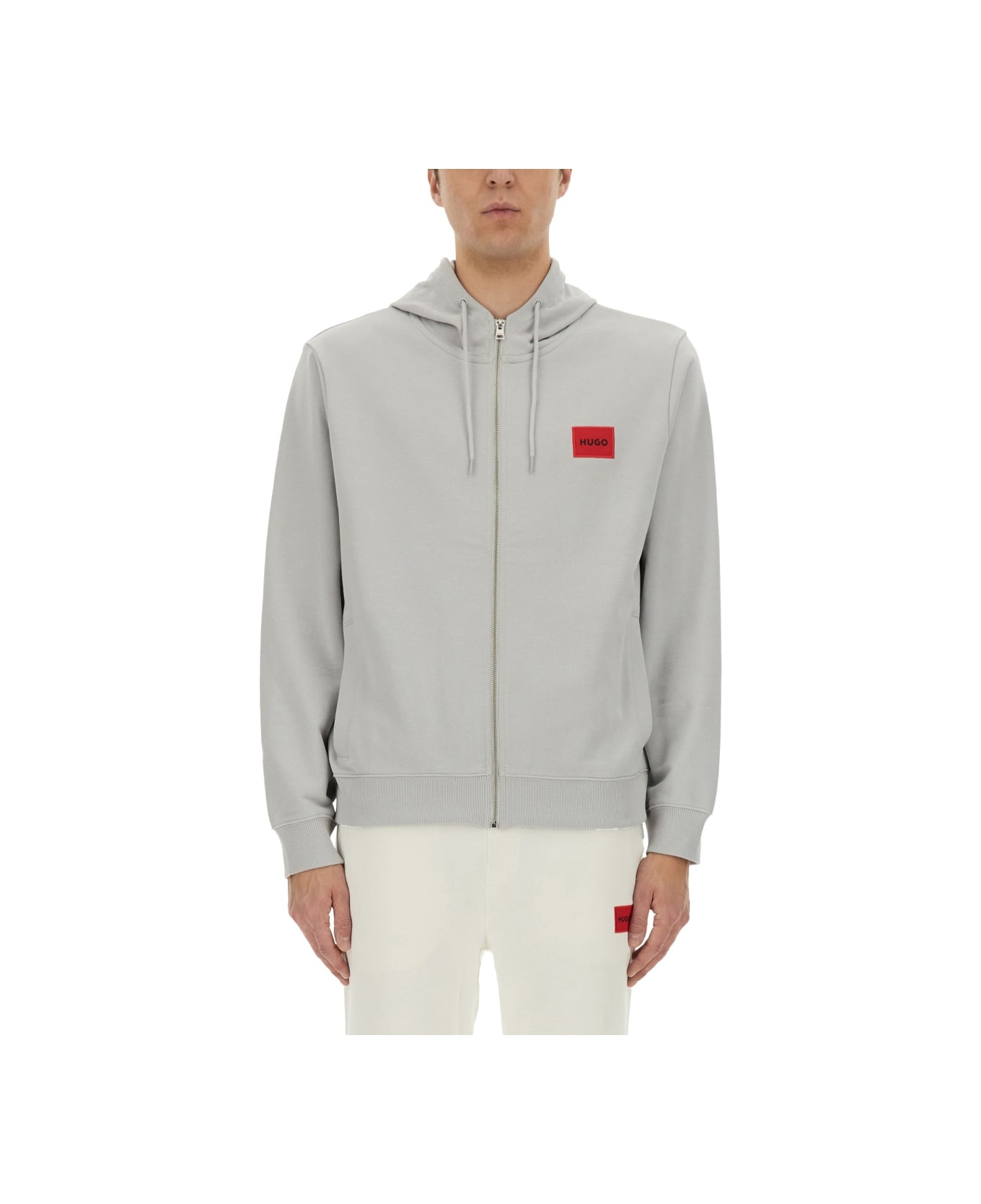 Hugo Boss Sweatshirt With Logo - GREY