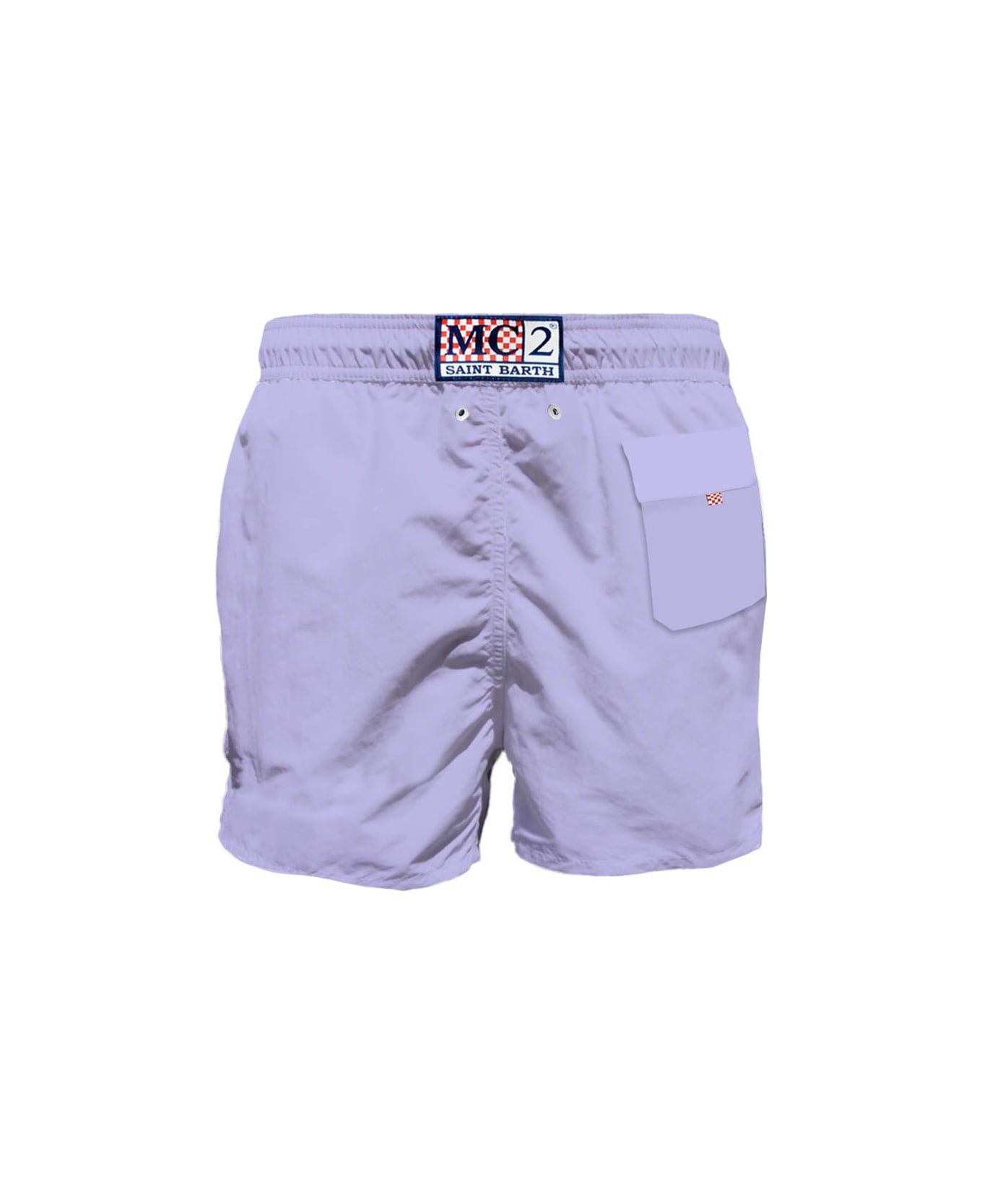 MC2 Saint Barth Lilac Man Swim Shorts With Pocket - PURPLE スイムトランクス