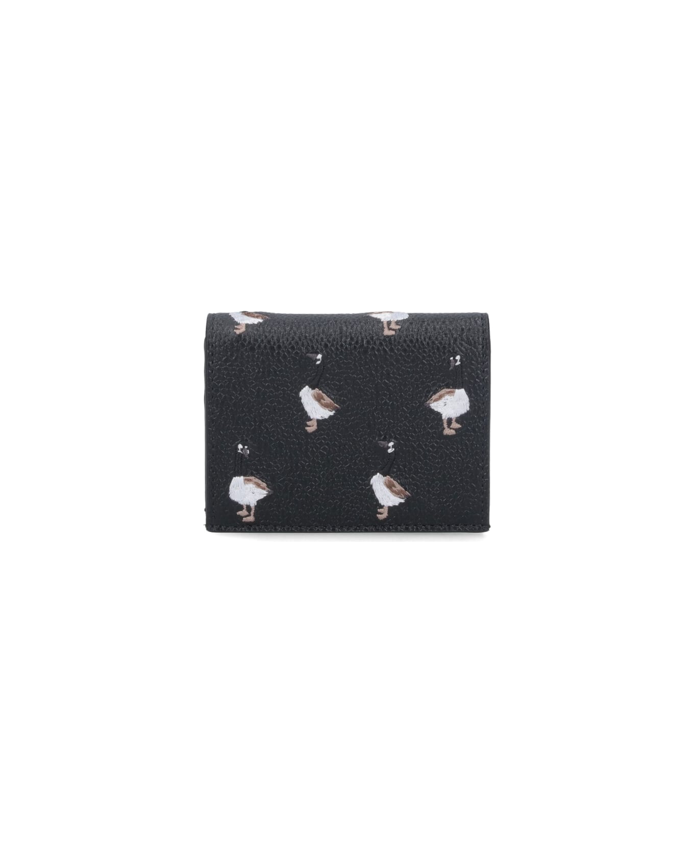 Thom Browne Bi-fold Wallet "goose" - Black  
