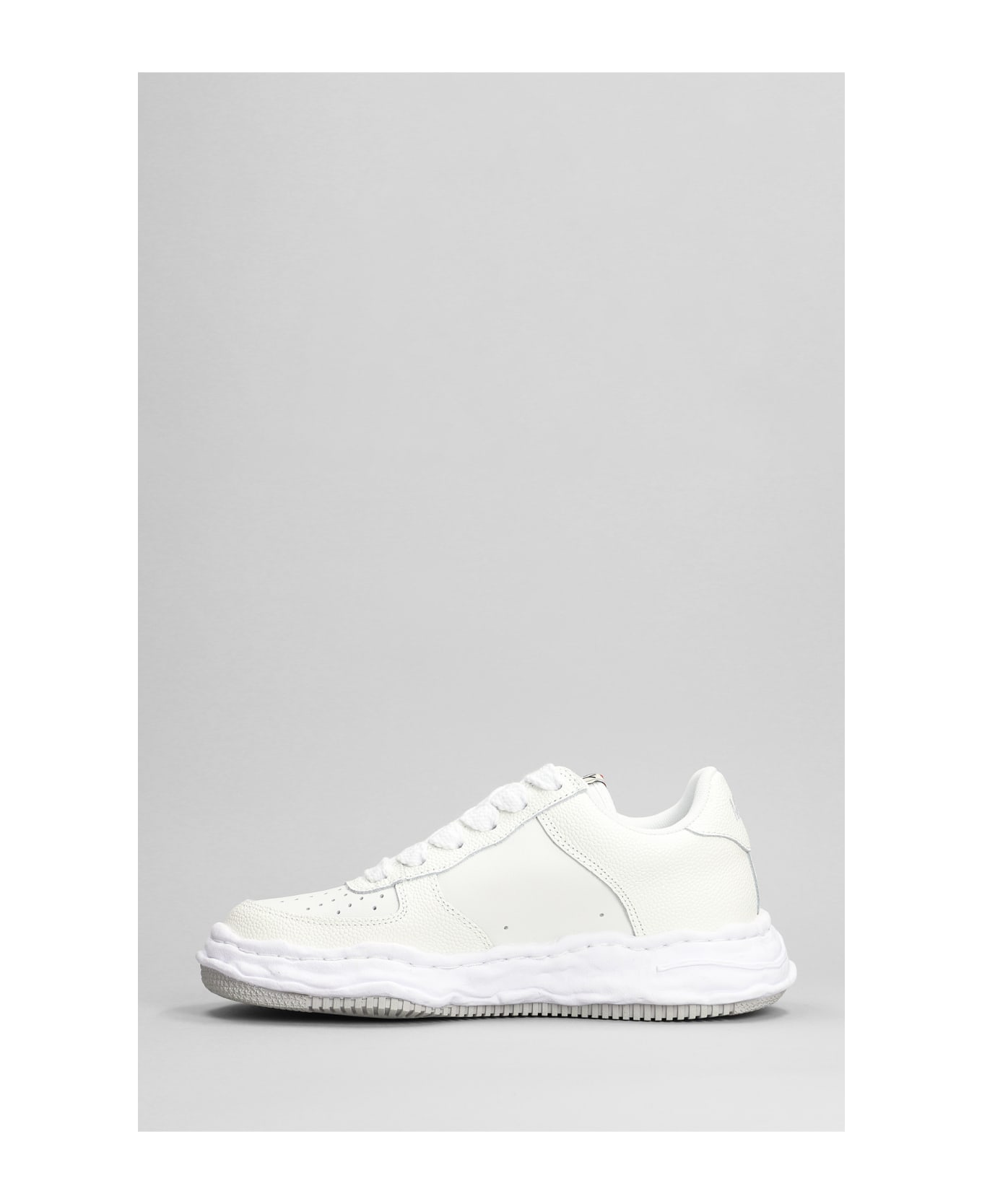 Mihara Yasuhiro Wayne Sneakers In White Leather - white