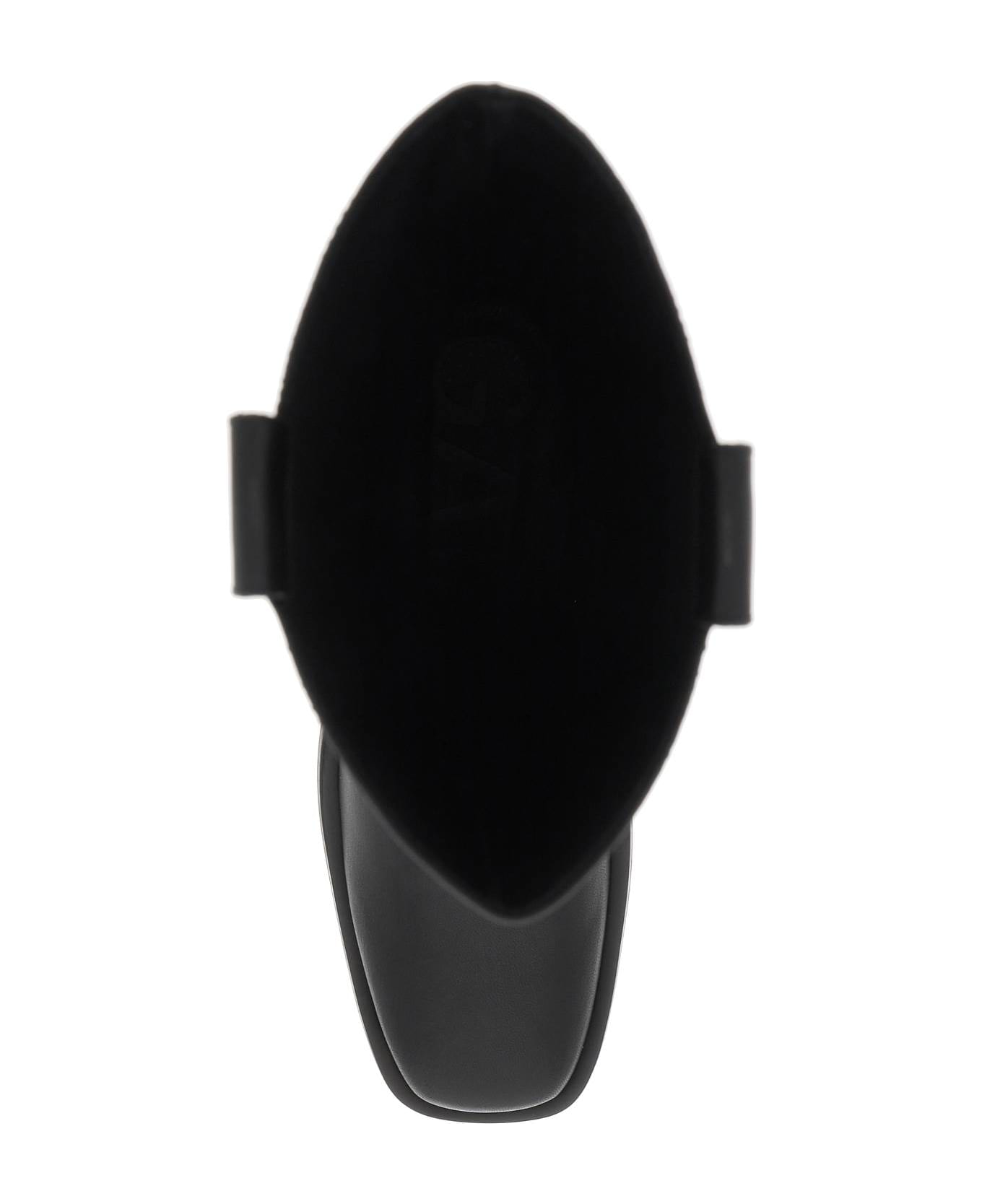 Ganni Biker Ankle - Nero