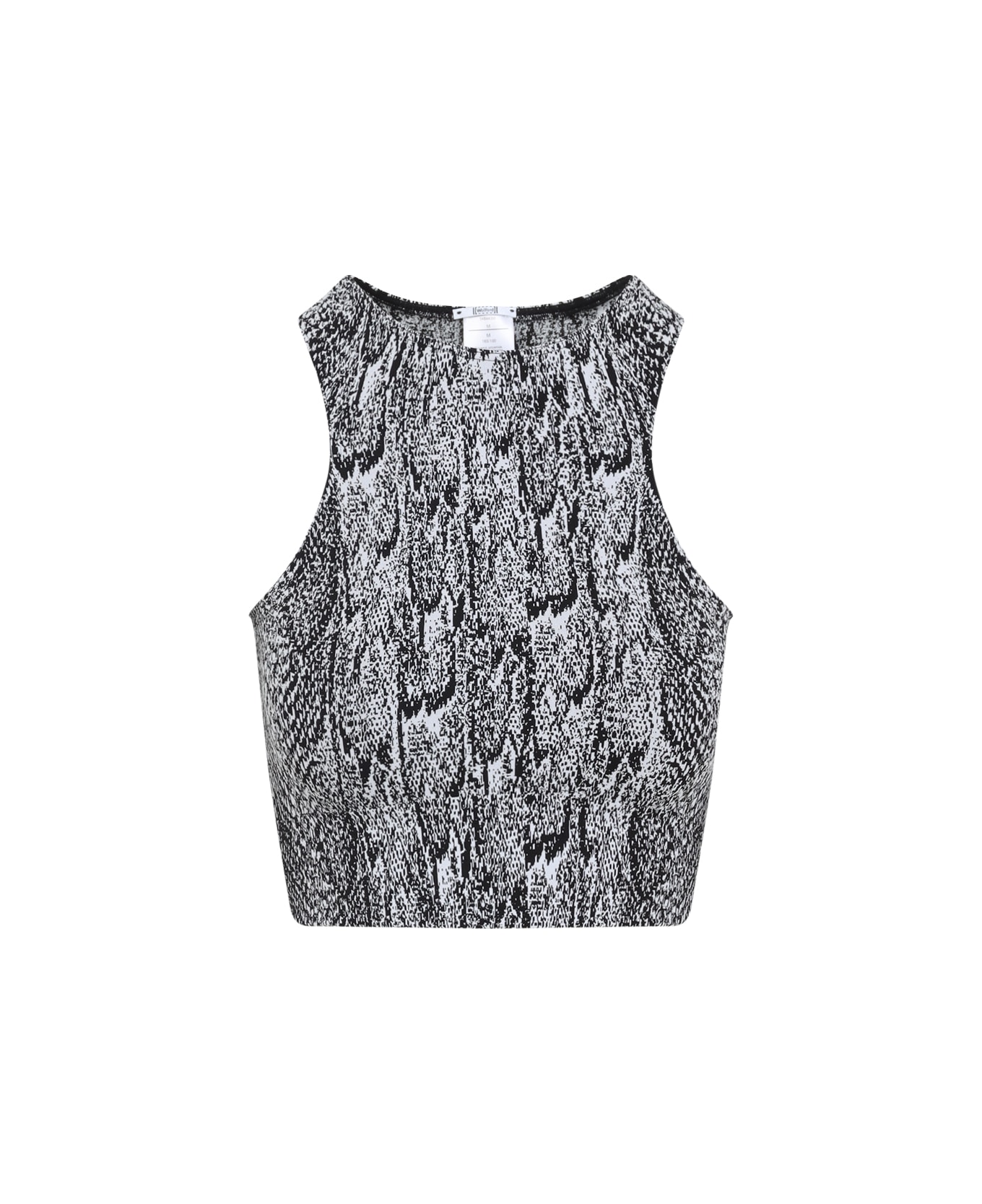 Wolford Seamless Python Top - White Black
