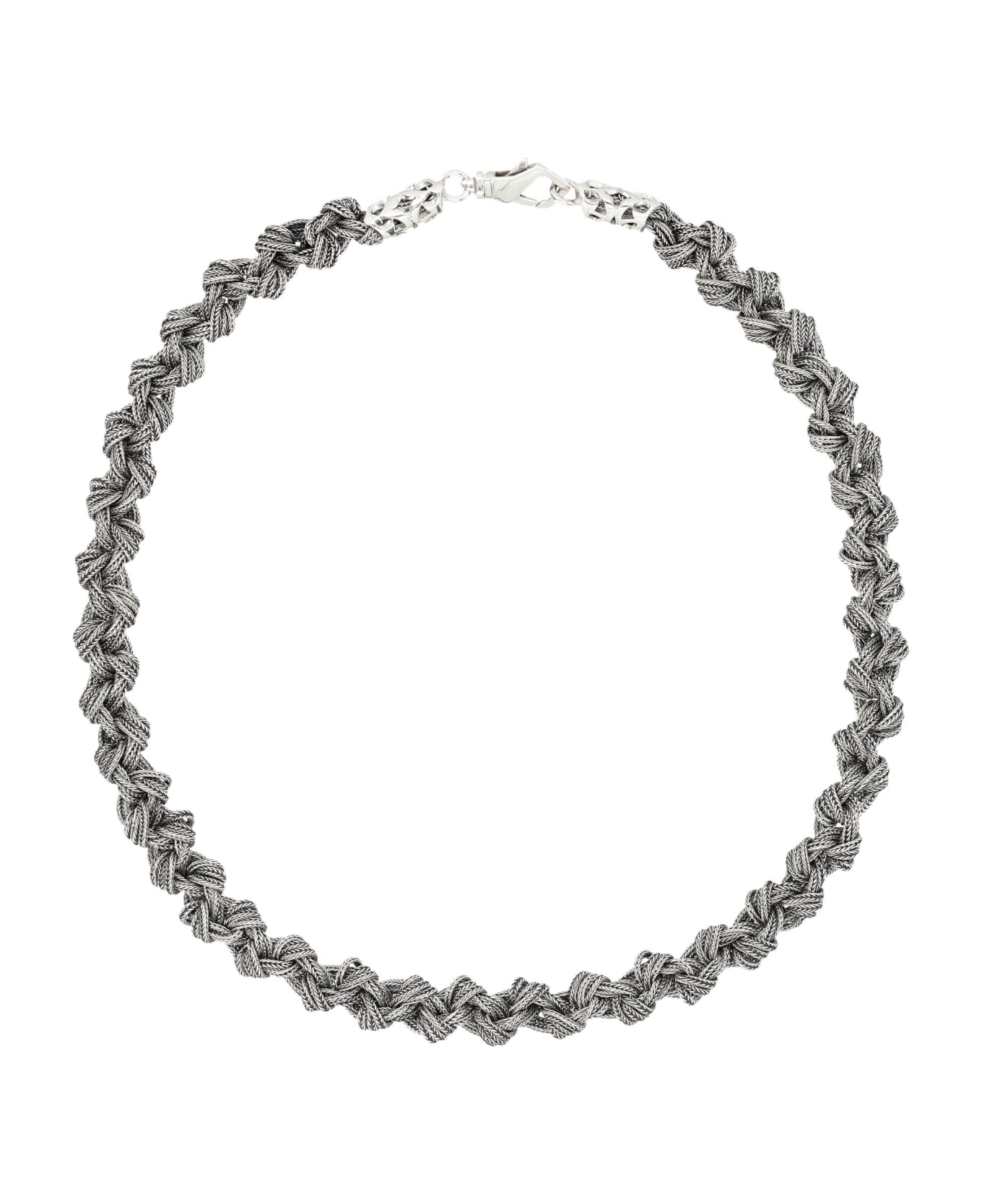 Emanuele Bicocchi New Rope Knot Necklace - SILVER