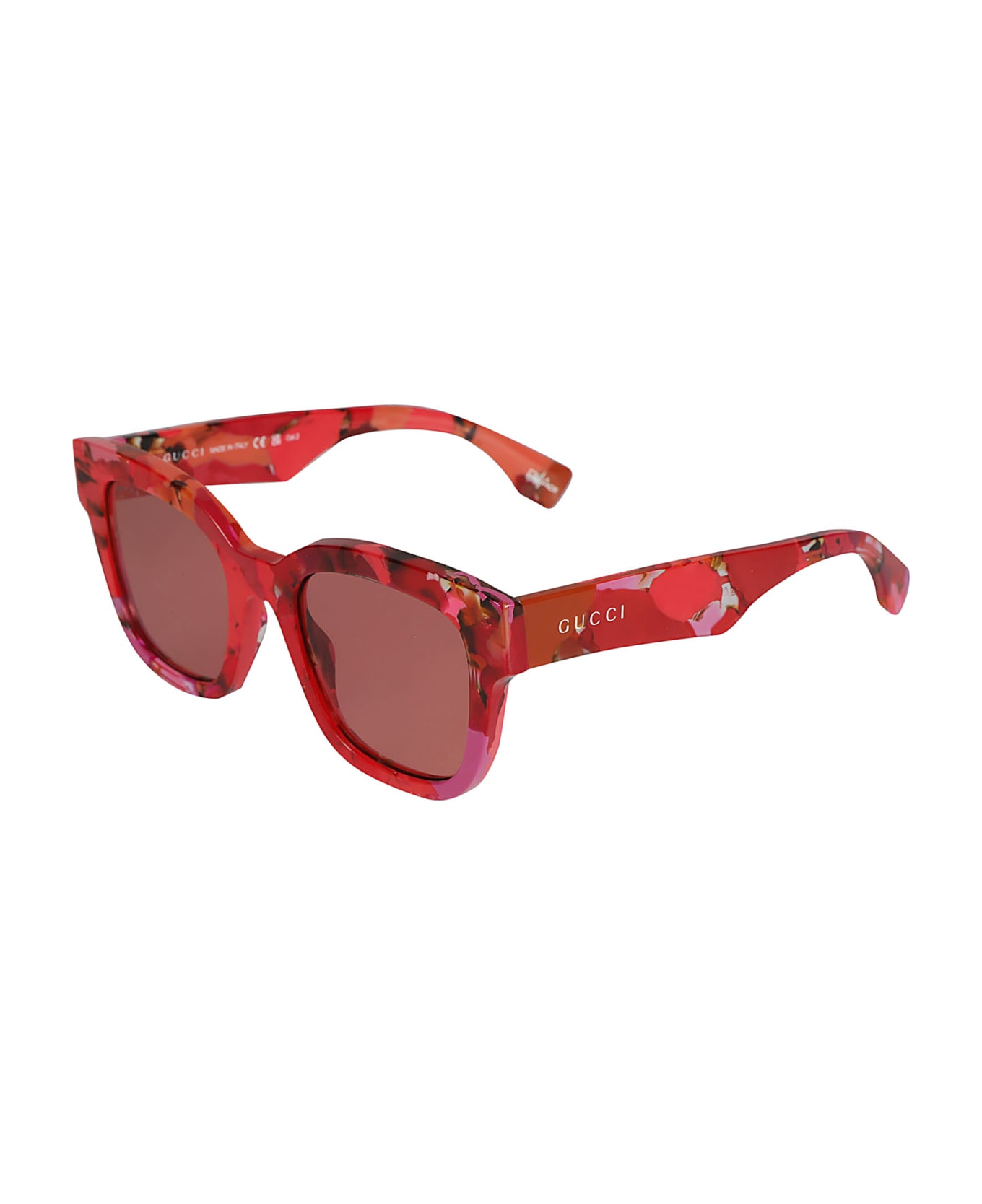 Gucci Eyewear Wayfarer Sunglasses - Red