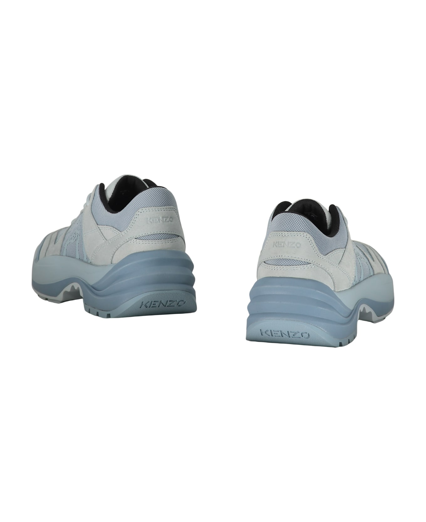Kenzo Leather Sneakers - Light Blue
