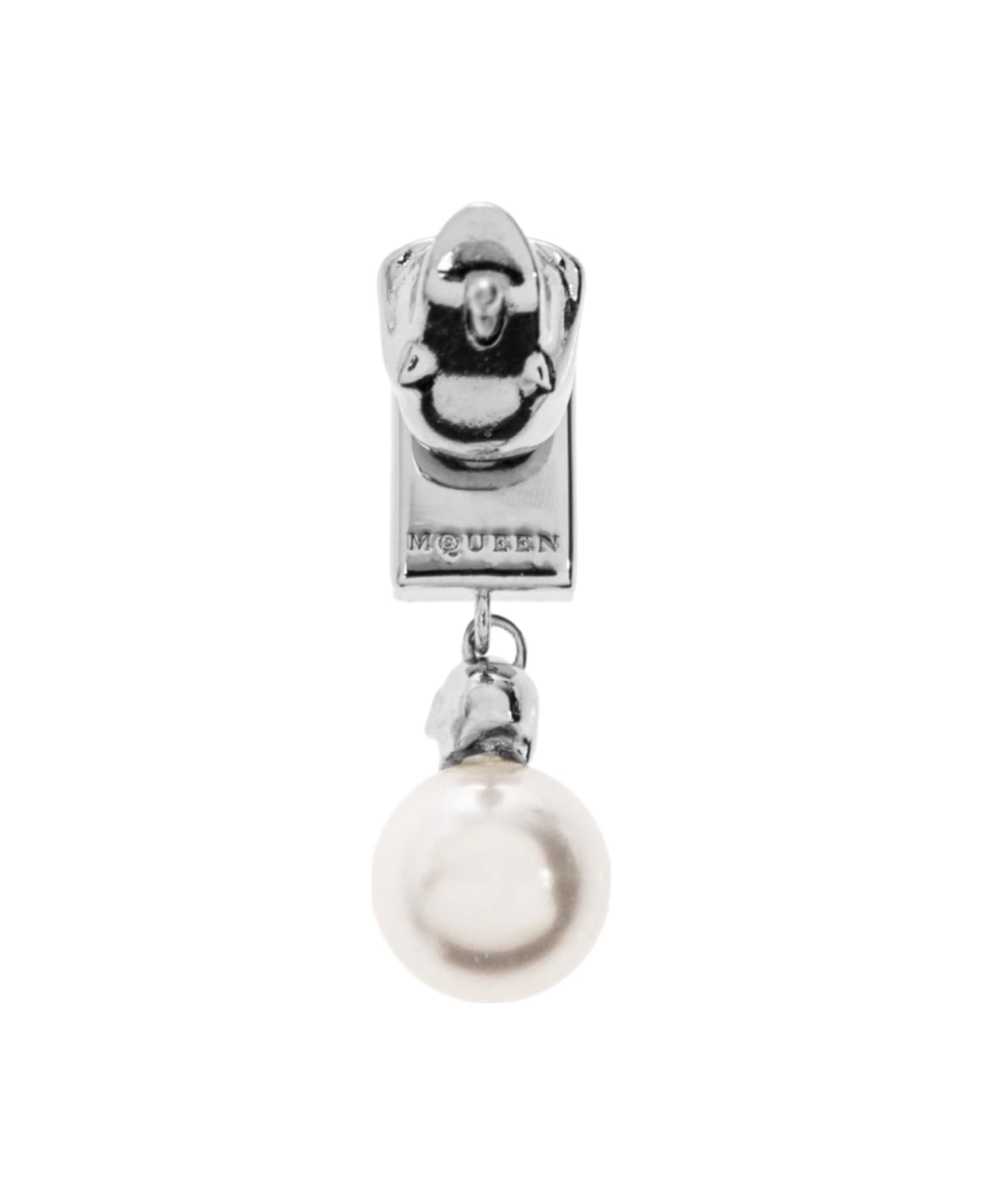 Alexander McQueen Single Pearl Earring
