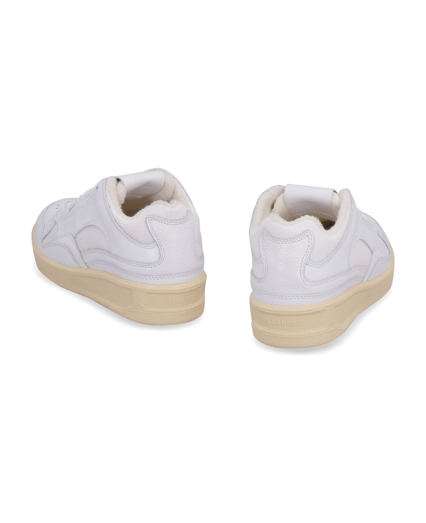Jil Sander Leather Low-top Sneakers - White