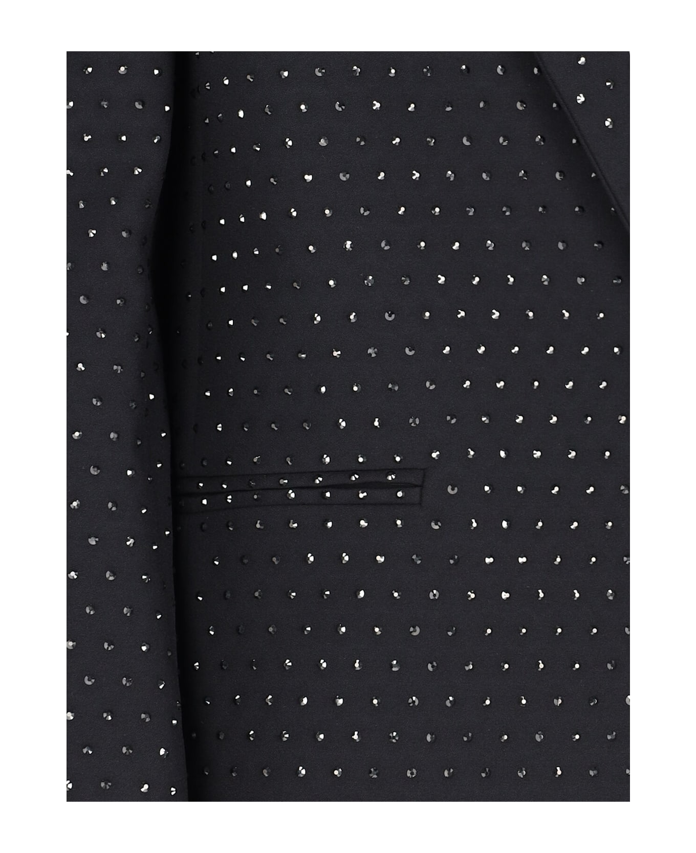 The Andamane Blazer With Rhinestones - Black  