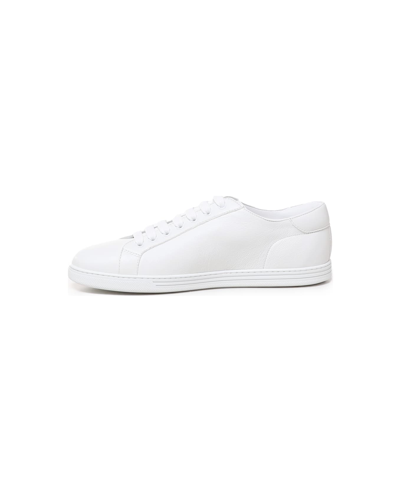 Dolce & Gabbana Sneakers Saint Tropez In Calfskin - White