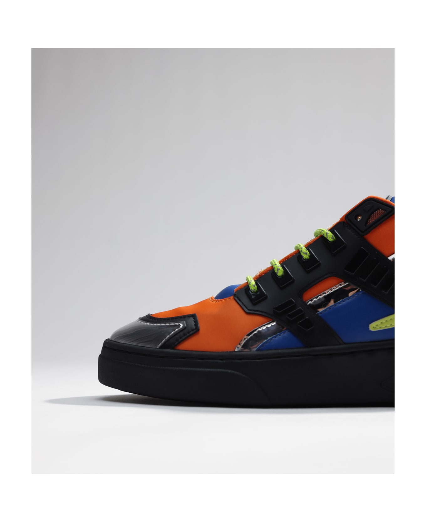 Hide&Jack Low Top Sneaker - Mini Silverstone Orange Black