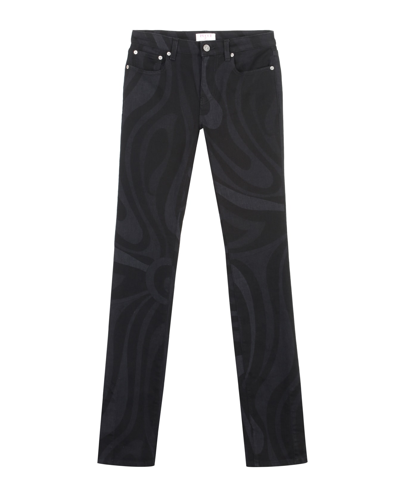Pucci 5-pocket Straight-leg Jeans - black