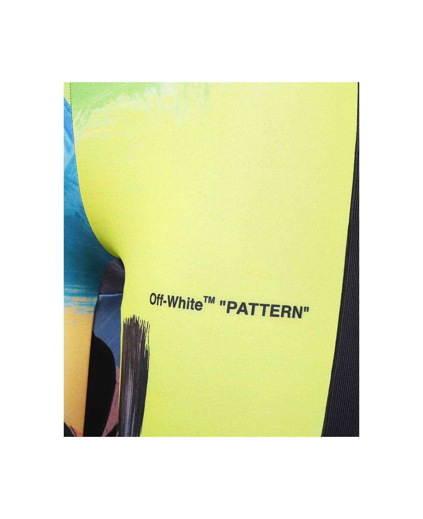 Off-White Logo Print Shorts - black