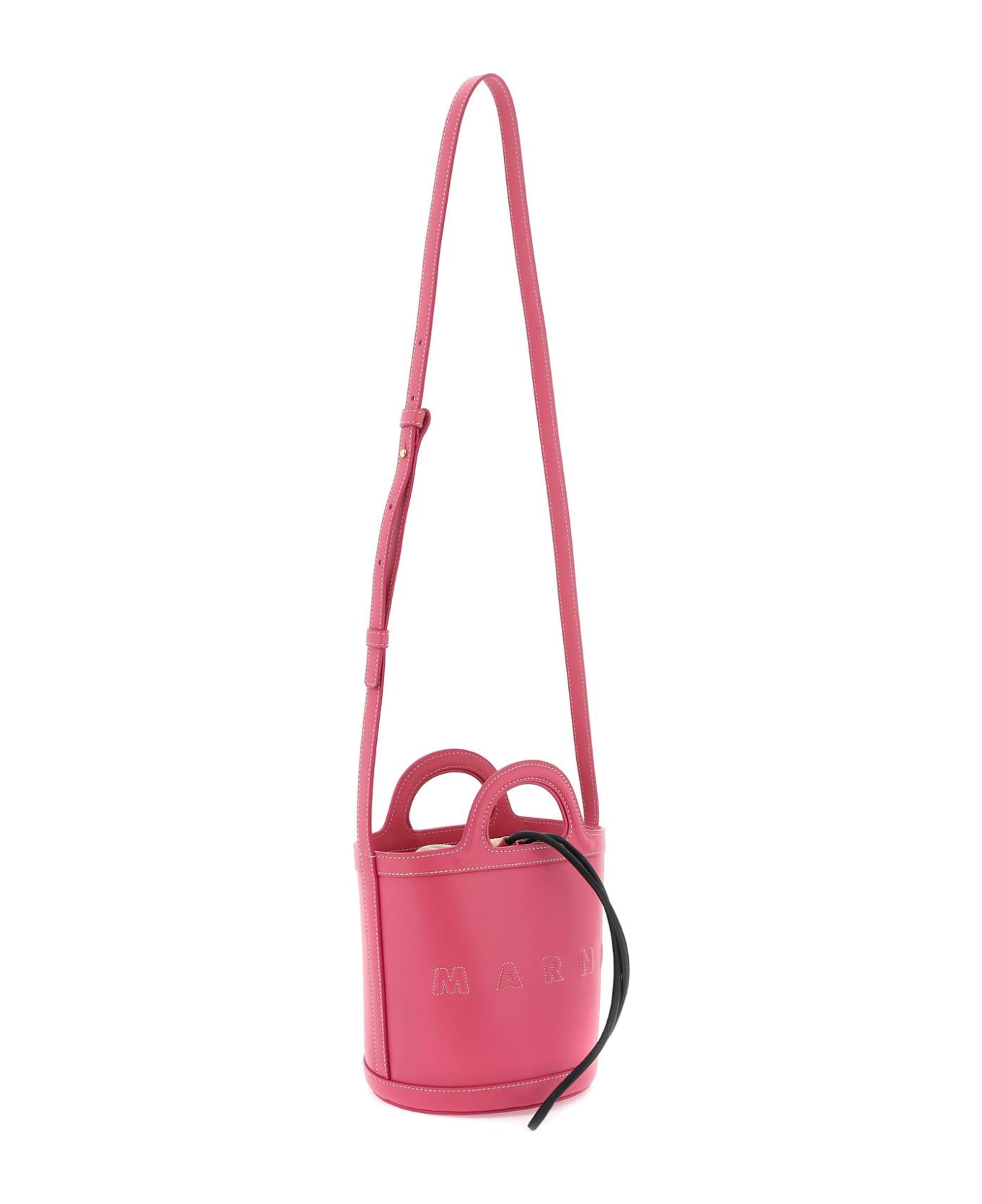 Marni Small 'tropicalia' Bucket Bag - LIGHT ORCHID (Fuchsia)