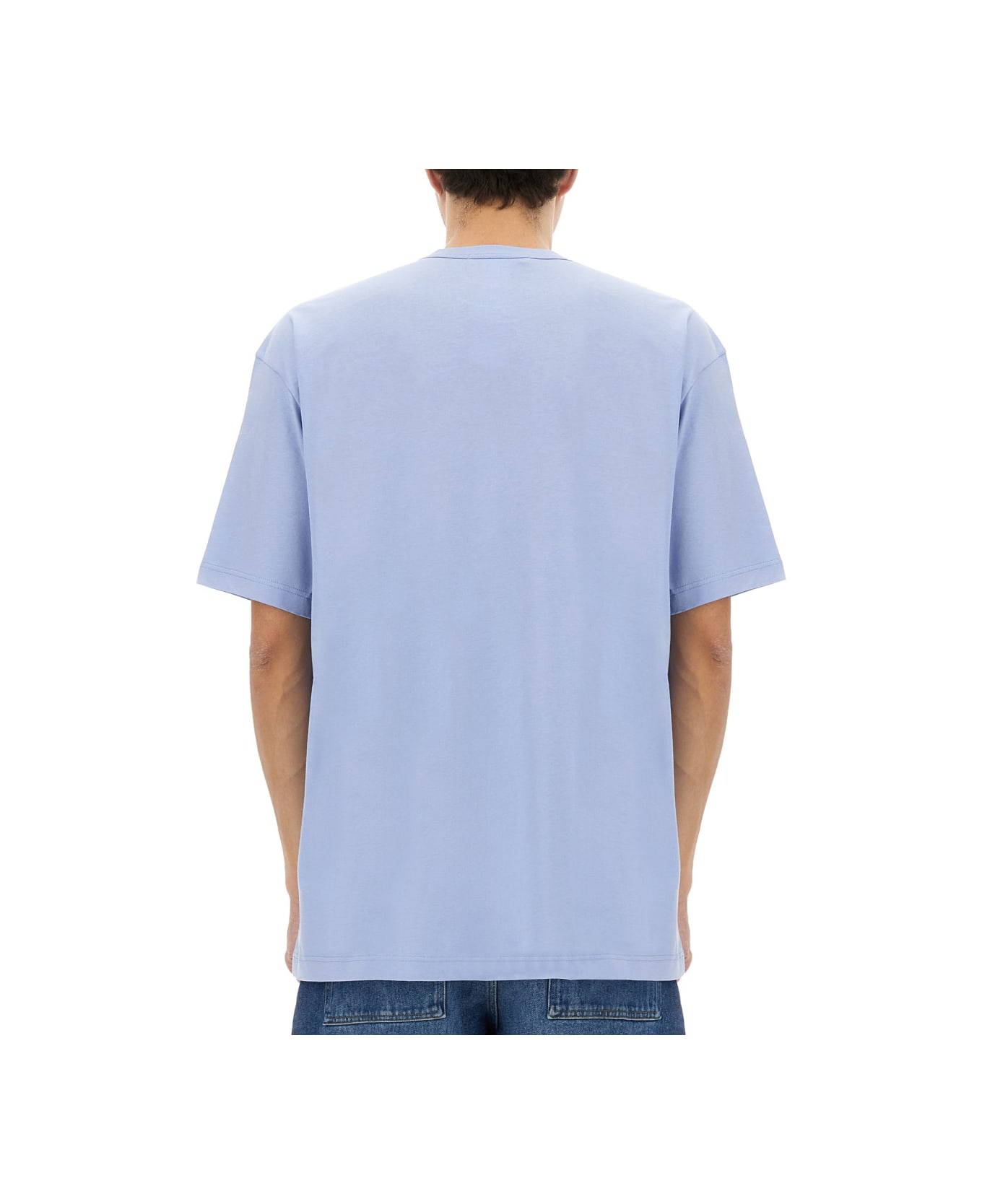 Comme des Garçons T-shirt With Logo - Blu