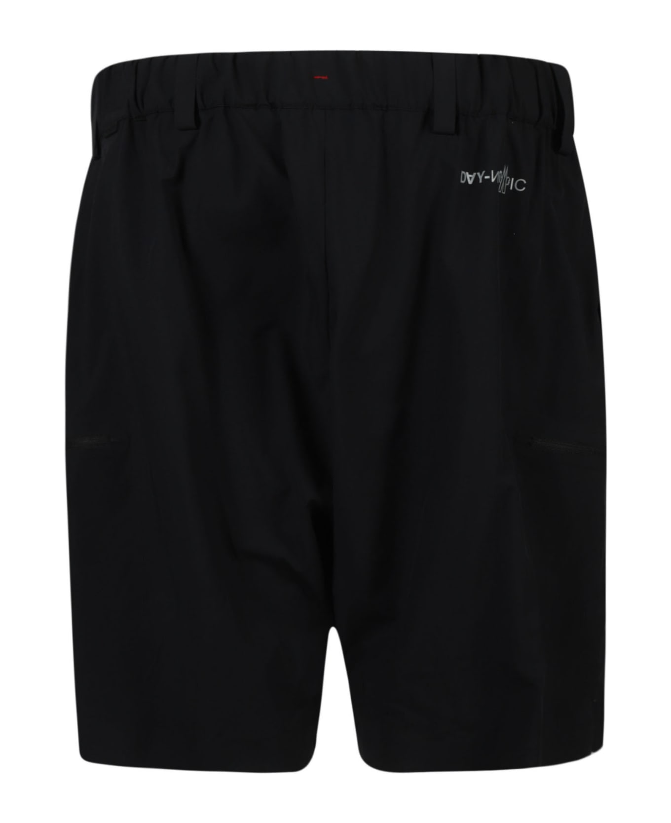 Moncler Grenoble Elastic Waist Trouser Shorts - Black