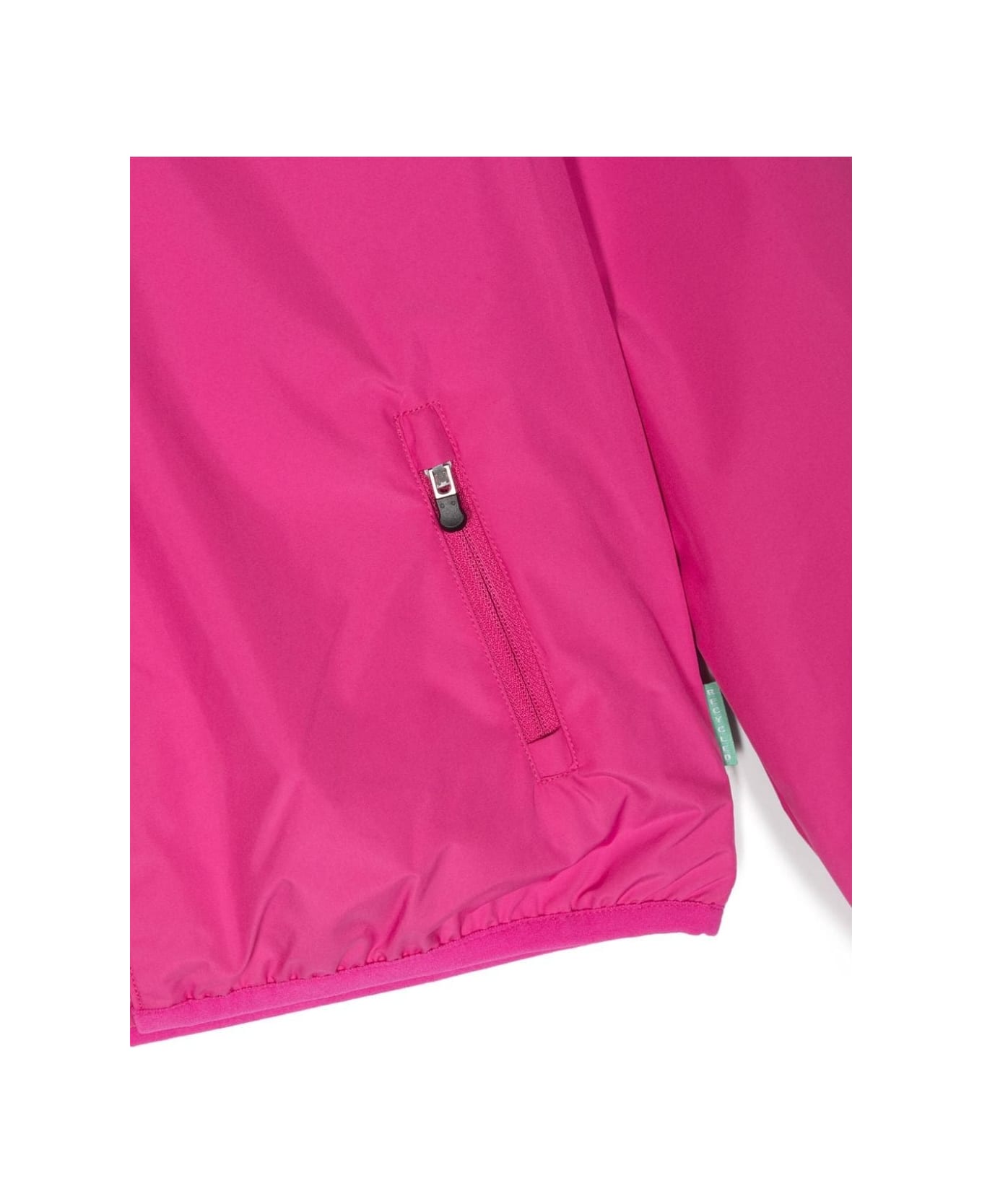 Save the Duck Hooded Windbreaker Jacket In Fuchsia - Pink コート＆ジャケット