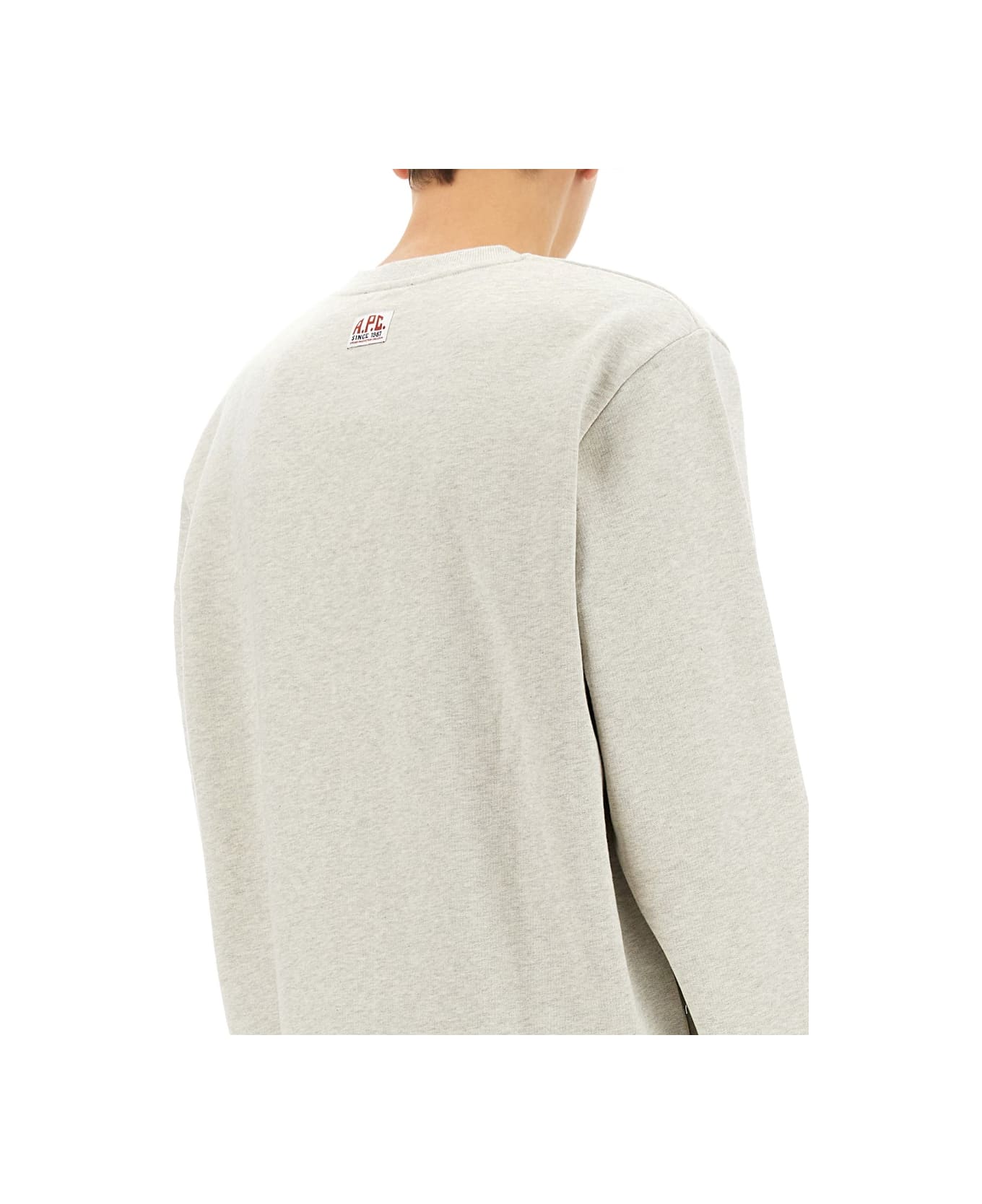 A.P.C. Sweatshirt With Logo - GREY