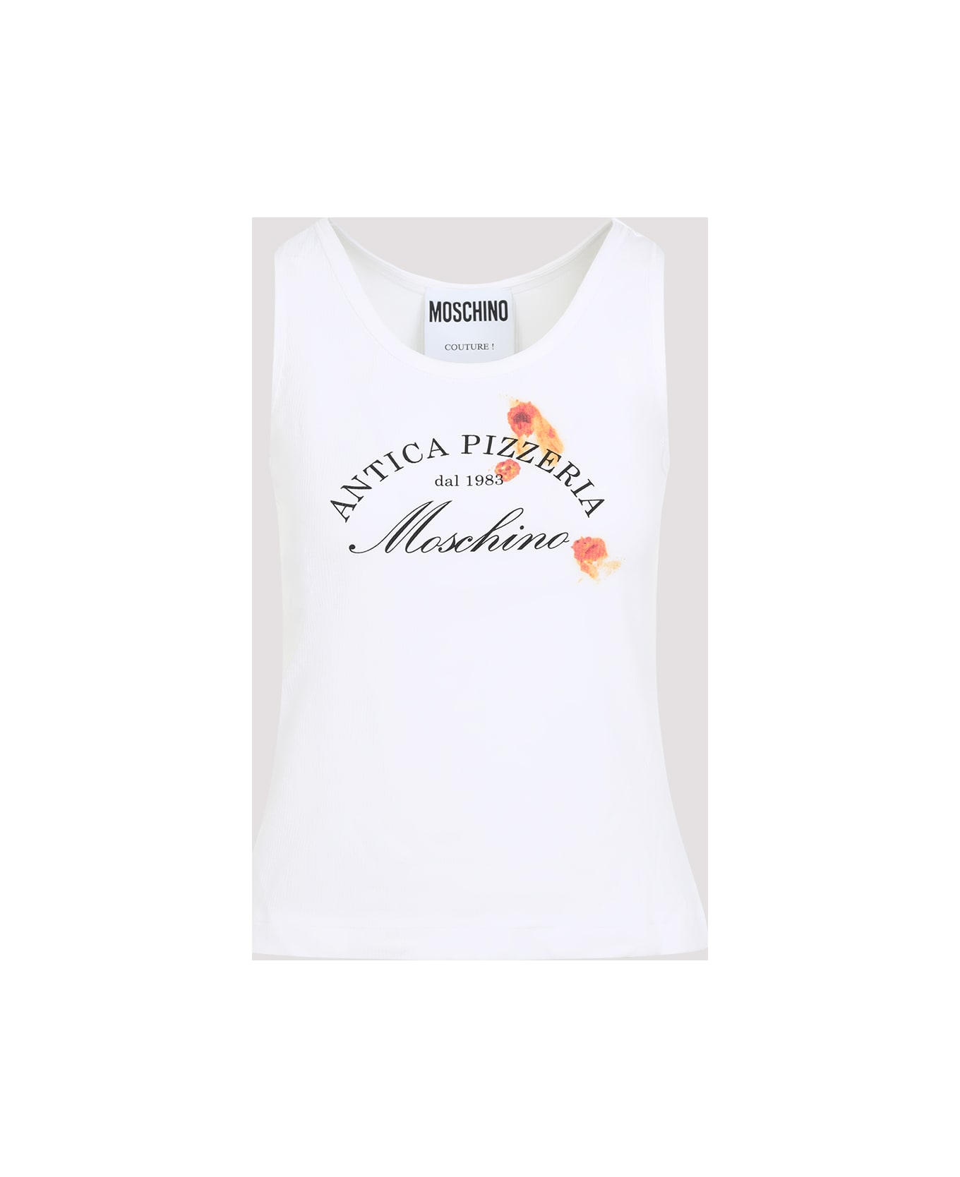 Moschino Tank Top - WHITE