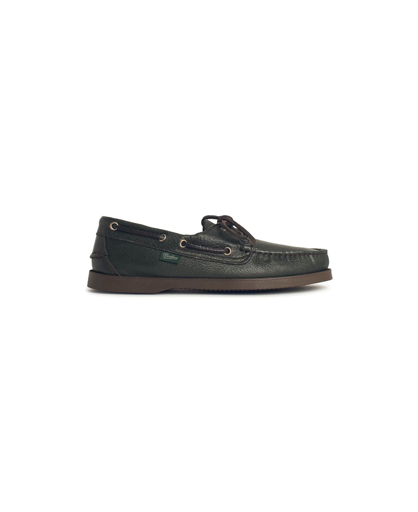 Paraboot Scarpa 'barth' In Green Leather - Green
