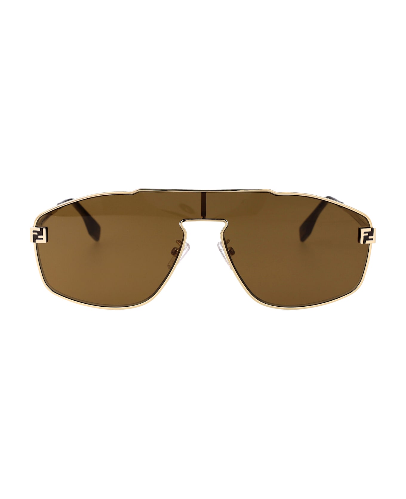 Fendi Eyewear Fendi Sky Sunglasses - 32E GOLD / BROWN