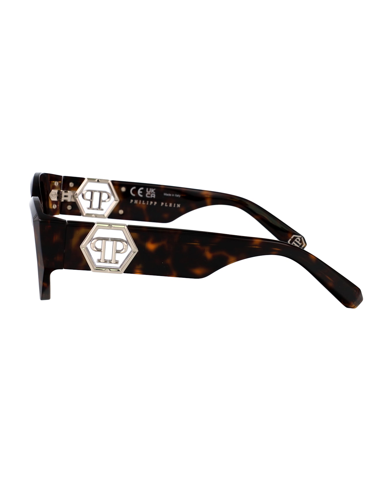 Philipp Plein Capture Sunglasses - AVANA SCURA LUCIDA