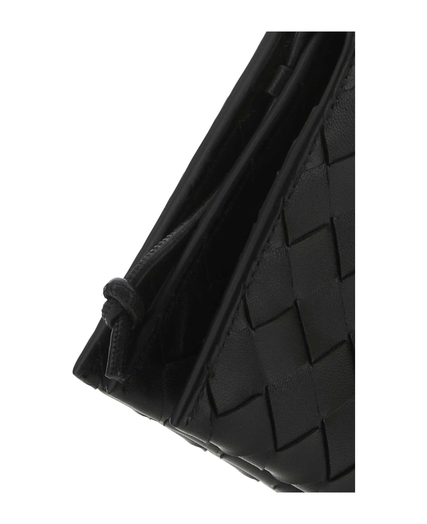 Bottega Veneta Intrecciato Strapped Wallet - Black 財布