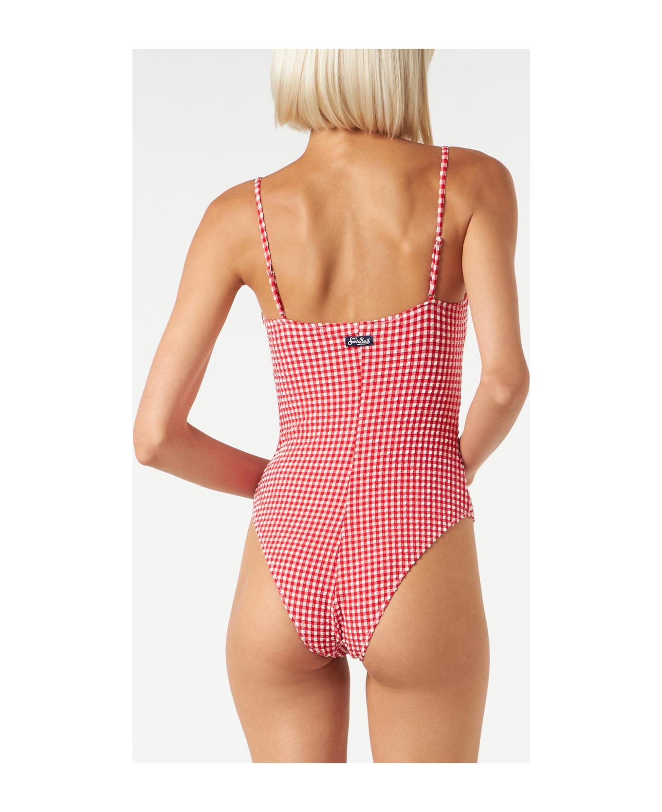 MC2 Saint Barth One Piece Swimsuit Or Body Suit - RED
