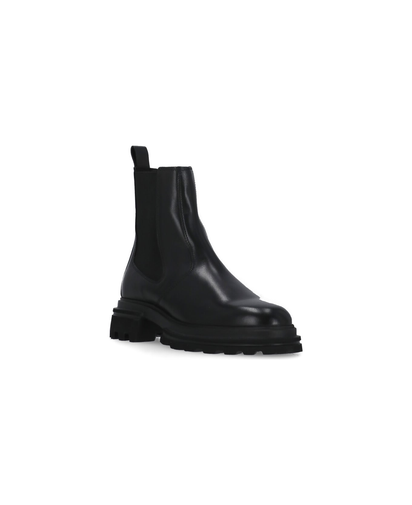 Hogan Round Toe Chelsea Ankle Boots Hogan - Black