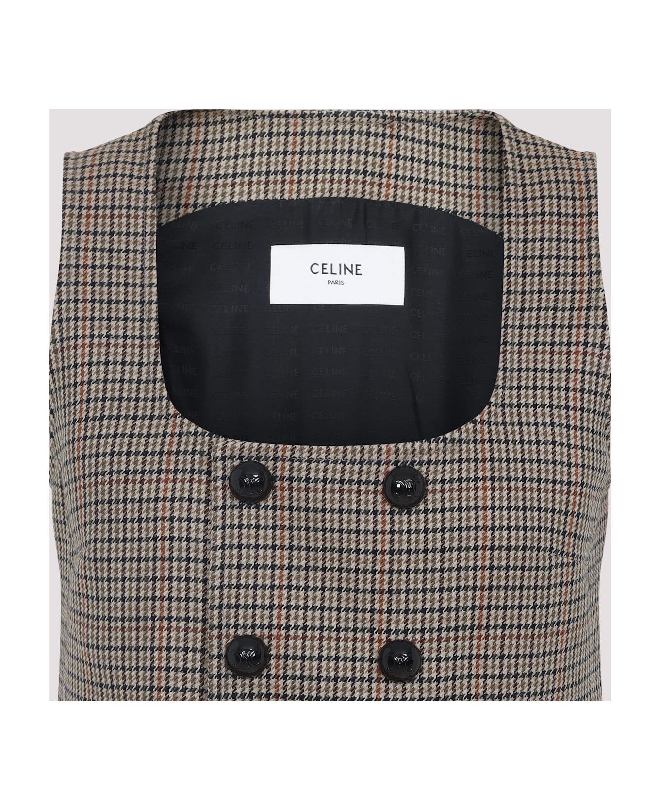 Celine Gilet - Jc Ivoire Camel Noir