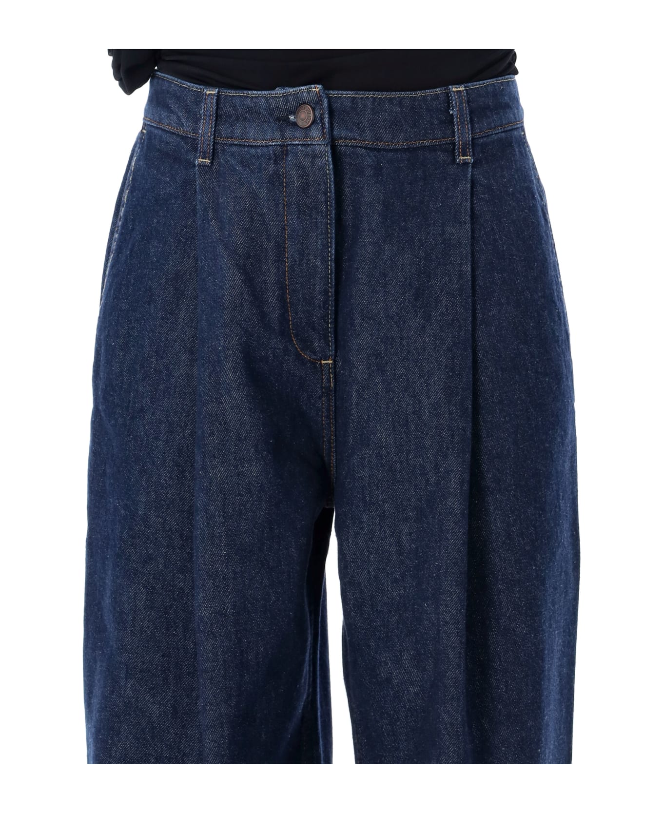Magda Butrym Denim Pant - NAVY