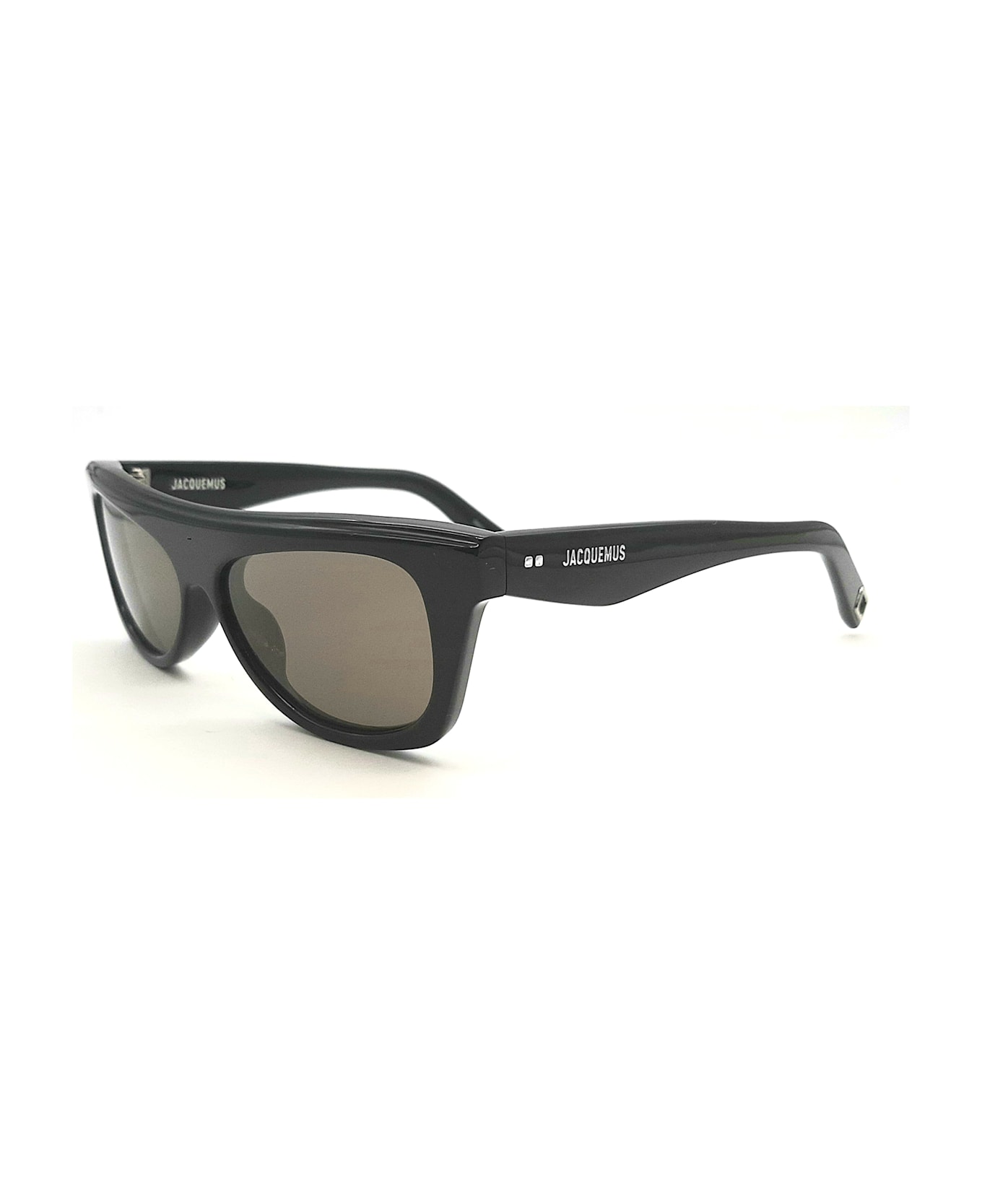 Jacquemus PINA Sunglasses - Black Silver Grey