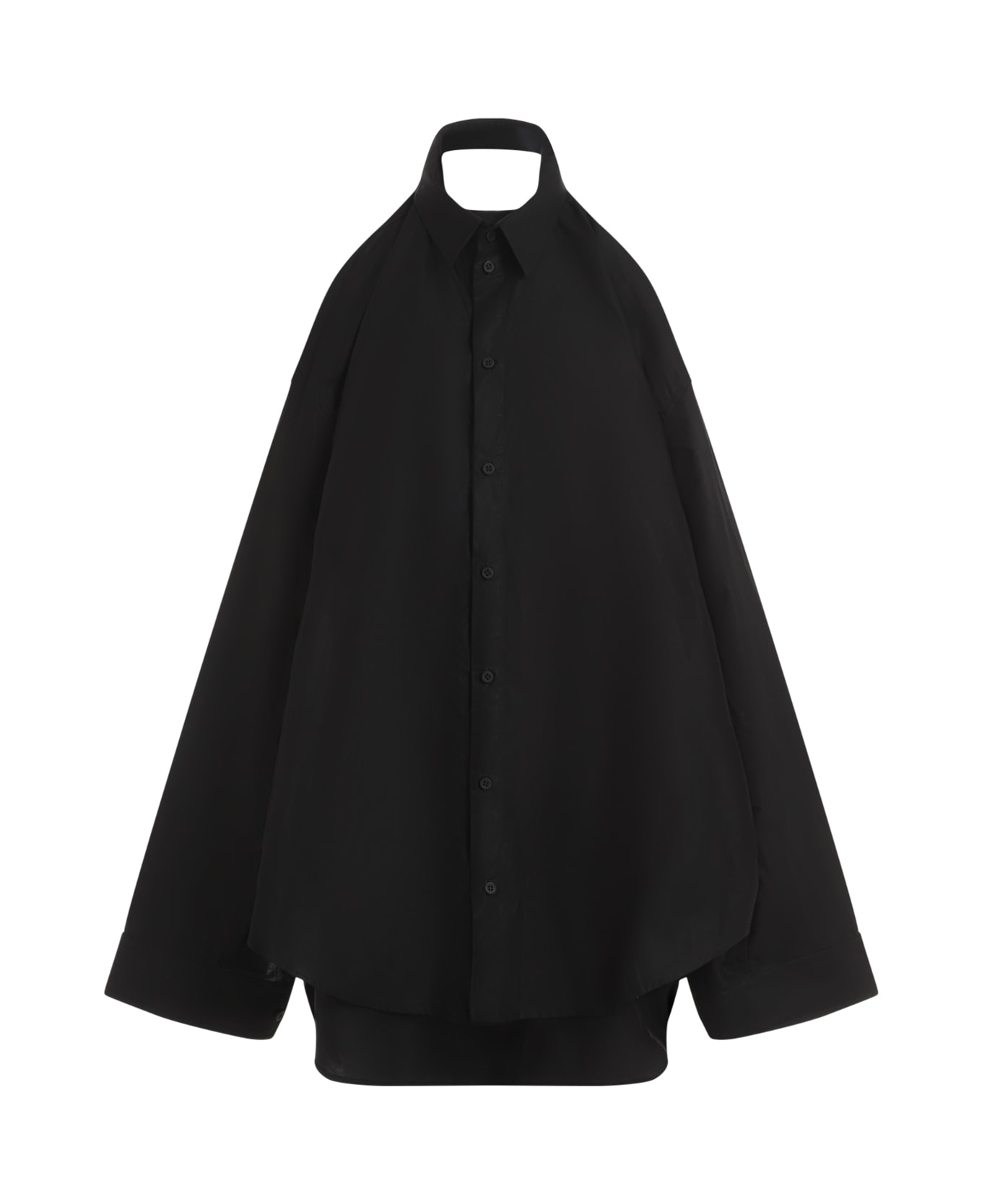 Balenciaga Suspended Shirtdress - Black