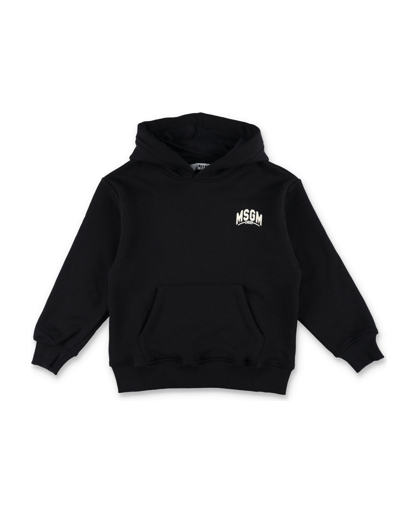 MSGM Back Logo Hoodie - Nero