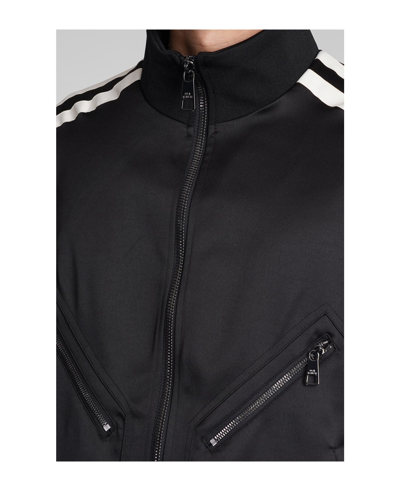 Neil Barrett Casual Jacket In Black Polyester - Black Ivory ジャケット