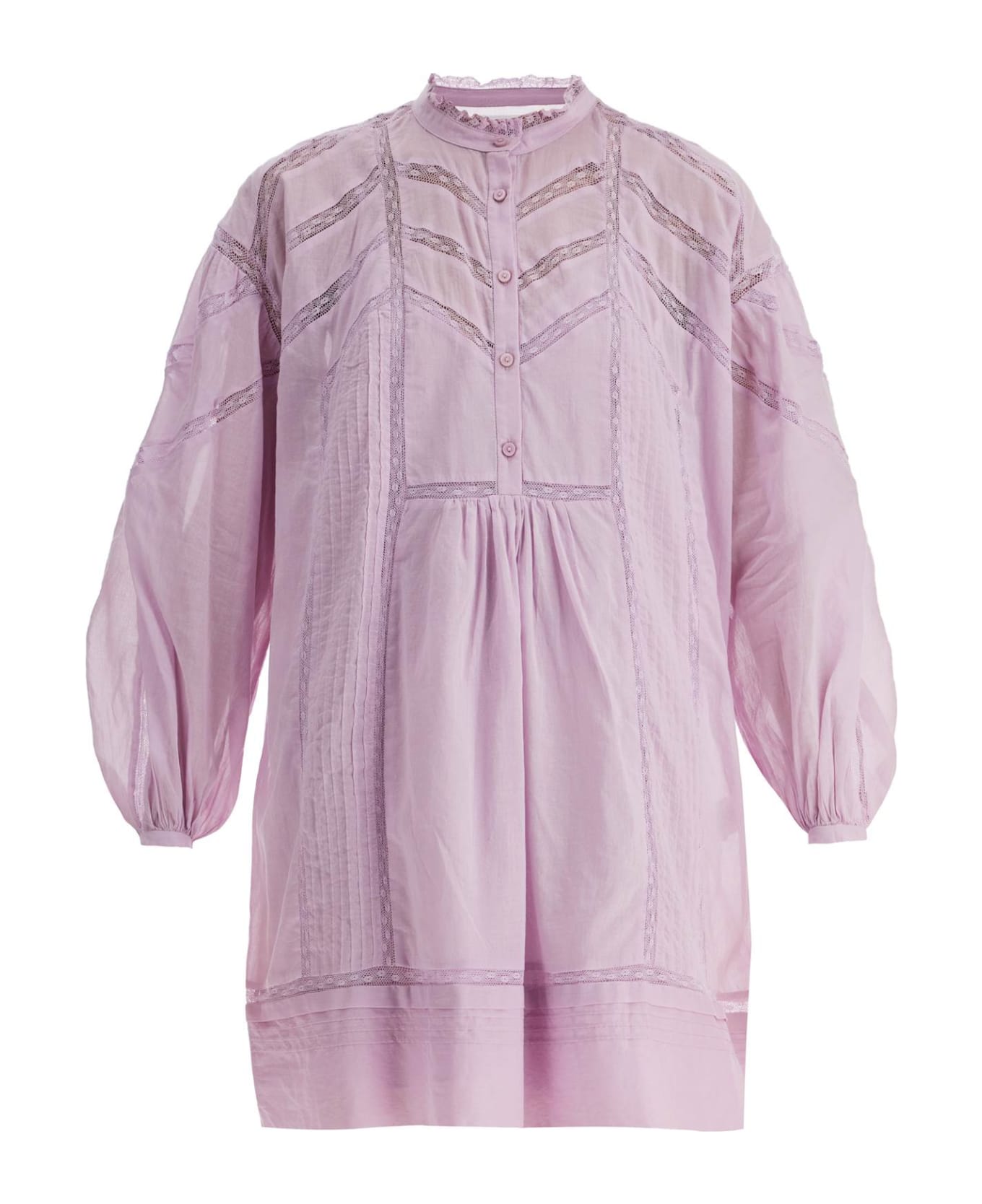 Marant Étoile Galia Mini Dress - LILAC (Purple)