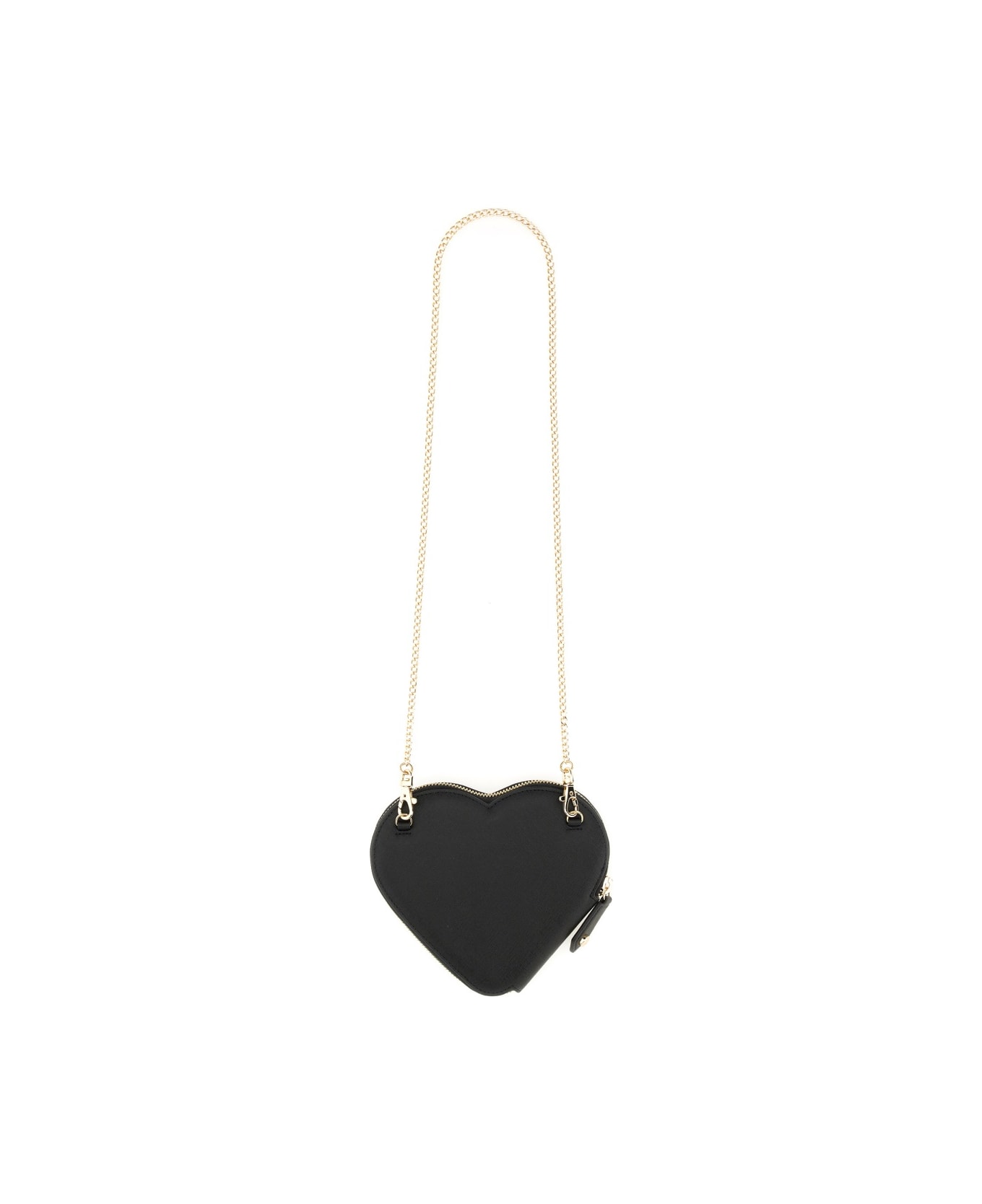Vivienne Westwood Heart Shoulder Bag - BLACK