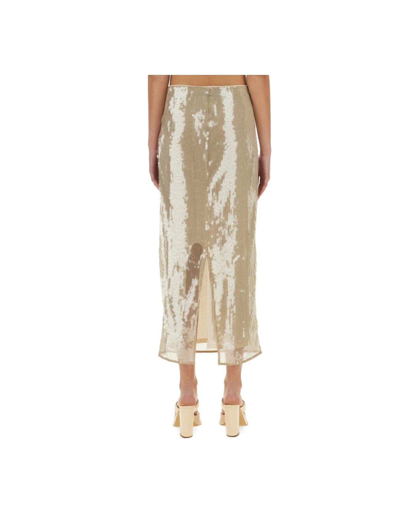 STAUD Casey Skirt - Avorio