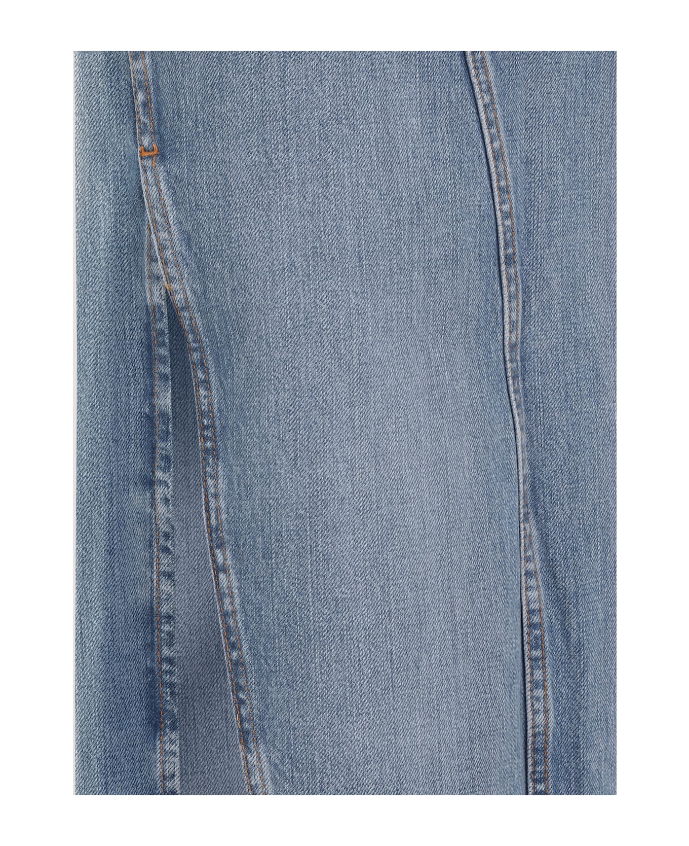 Givenchy Cotton Midi Skirt - Medium Blue
