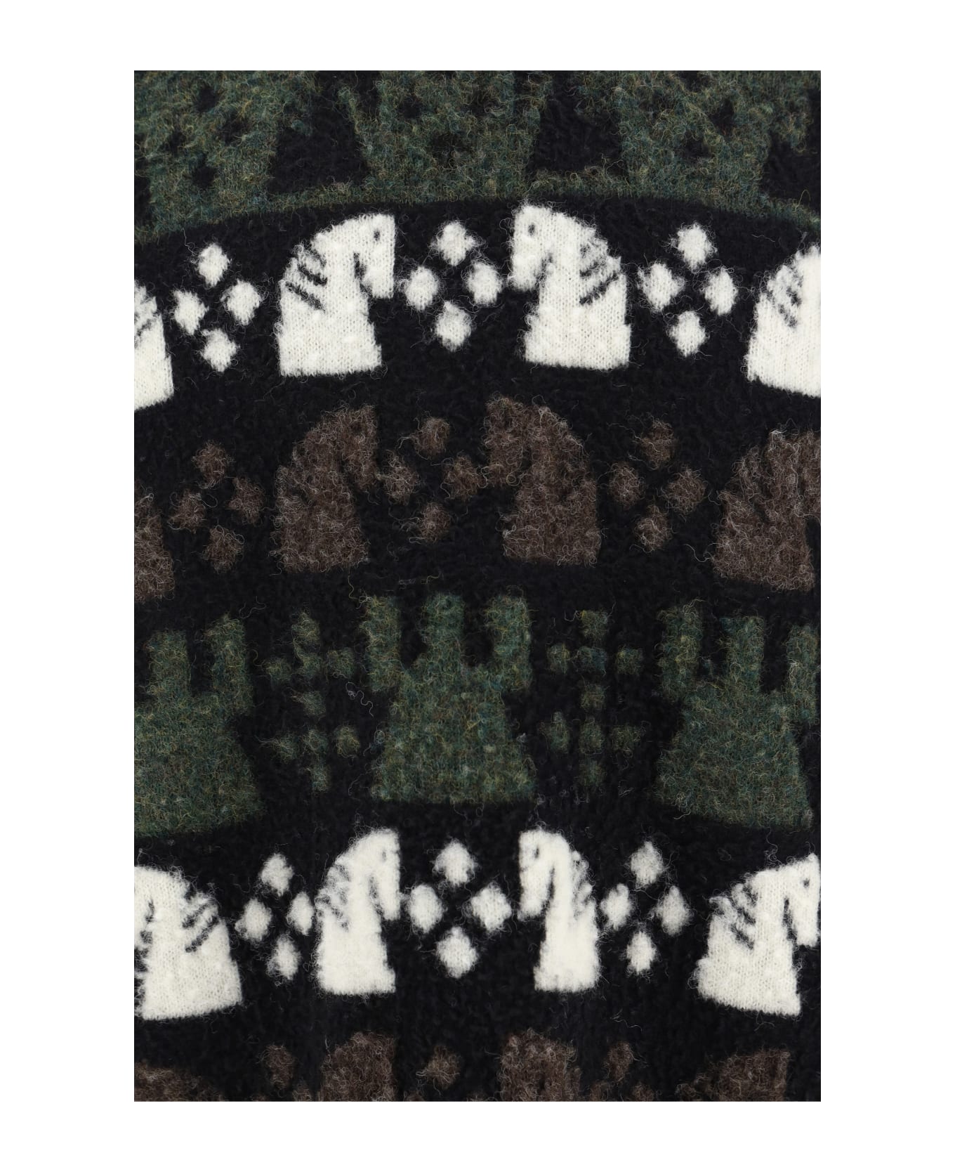 Burberry Chess Pattern Sweater - Black Ip Pat ニットウェア