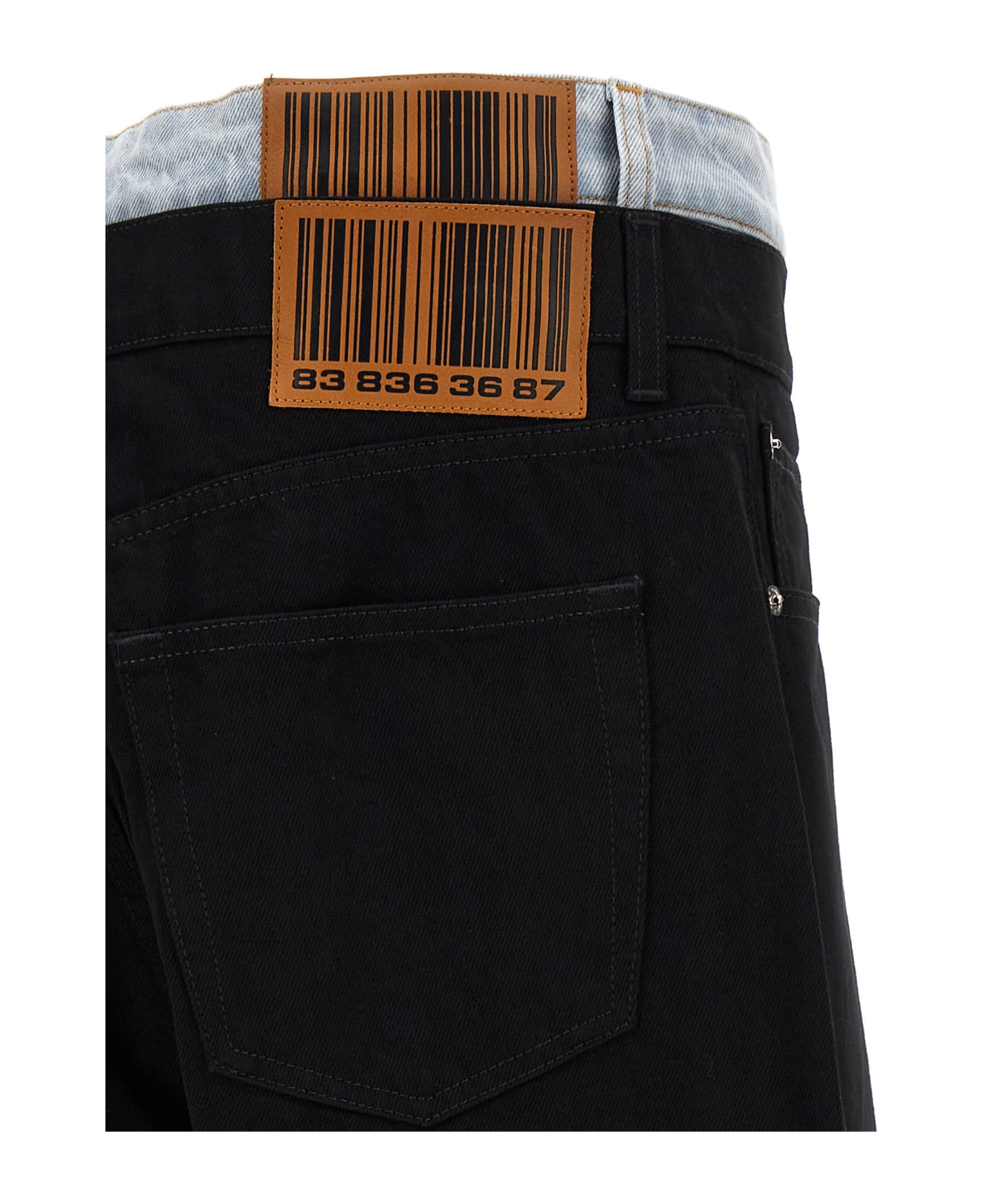VTMNTS Double Waist Jeans - Black   デニム